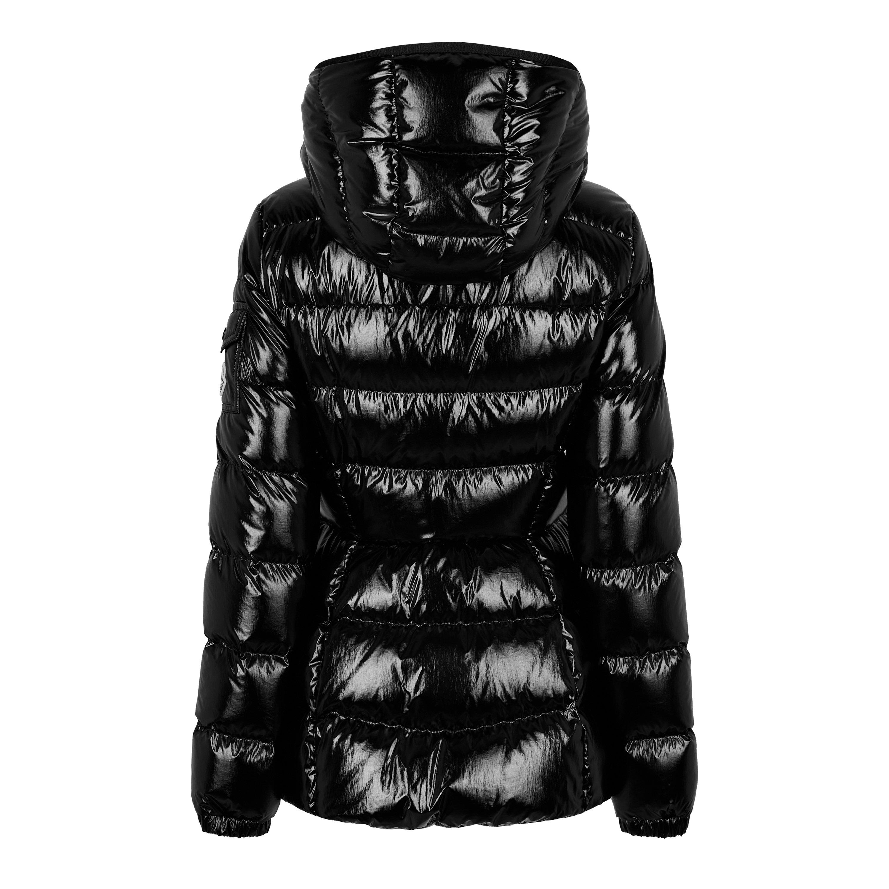 Black 999 - Moncler - Women's Barante Hooded Long Sleeve Short Puffer Jacket - 6