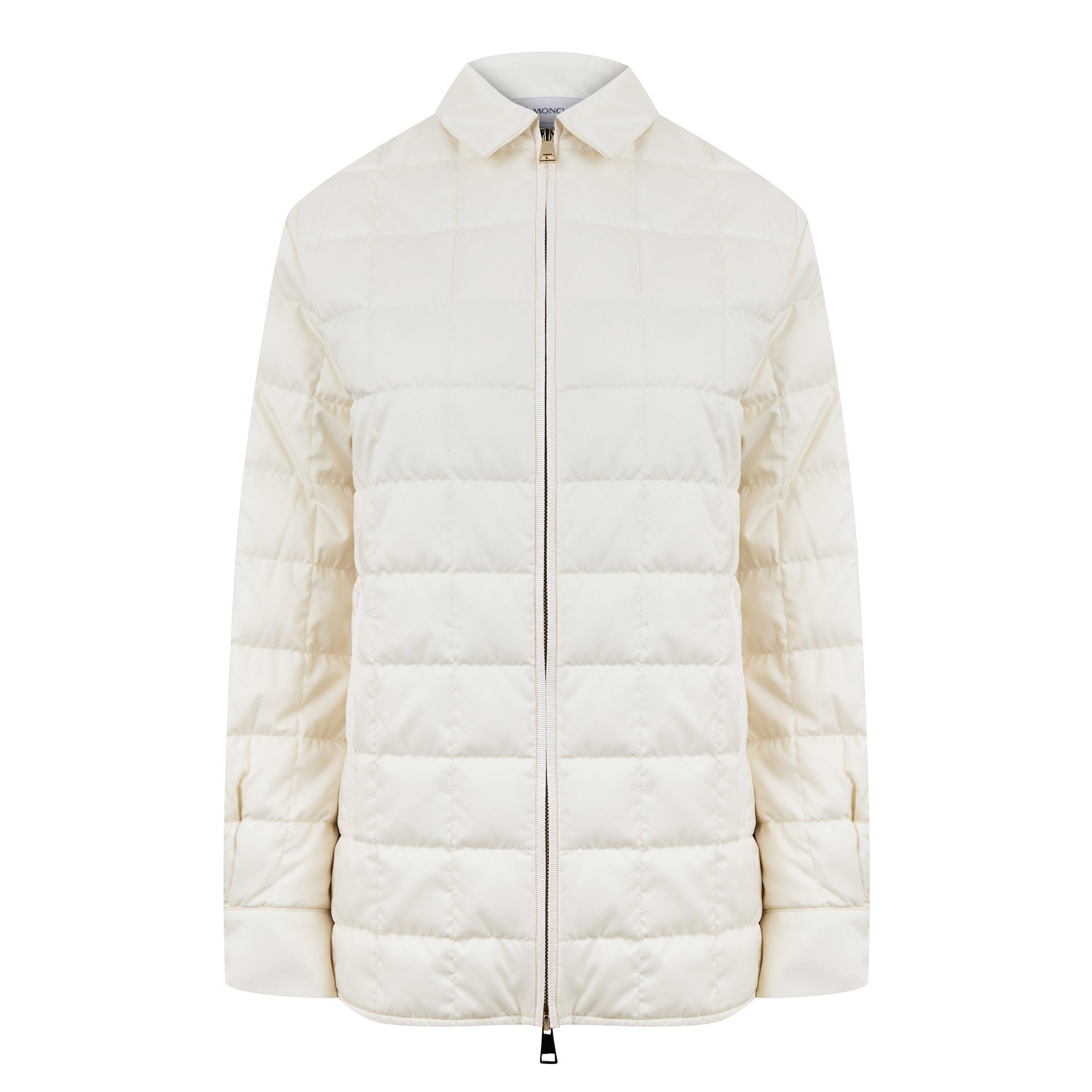 White 038 - Moncler - Women's Quilted Shirt Jacket - 5