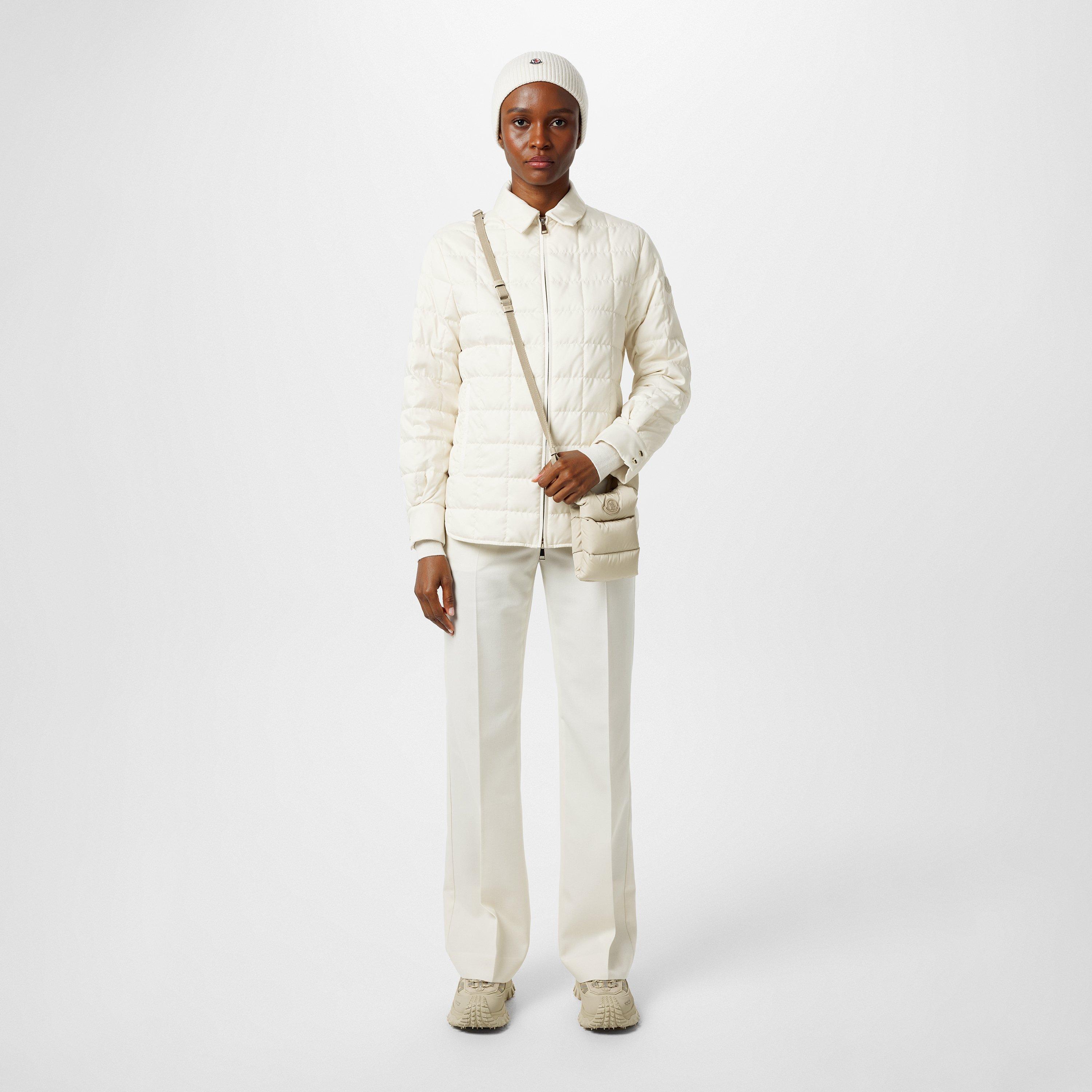 White 038 - Moncler - Women's Quilted Shirt Jacket - 4