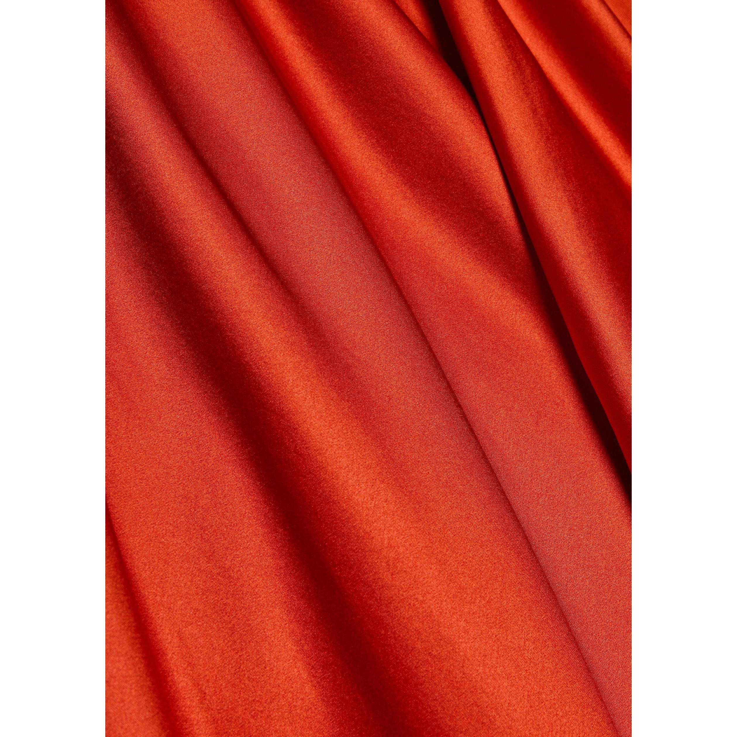 RED - Reformation - Women's Daniela Silk Maxi Dress - 4