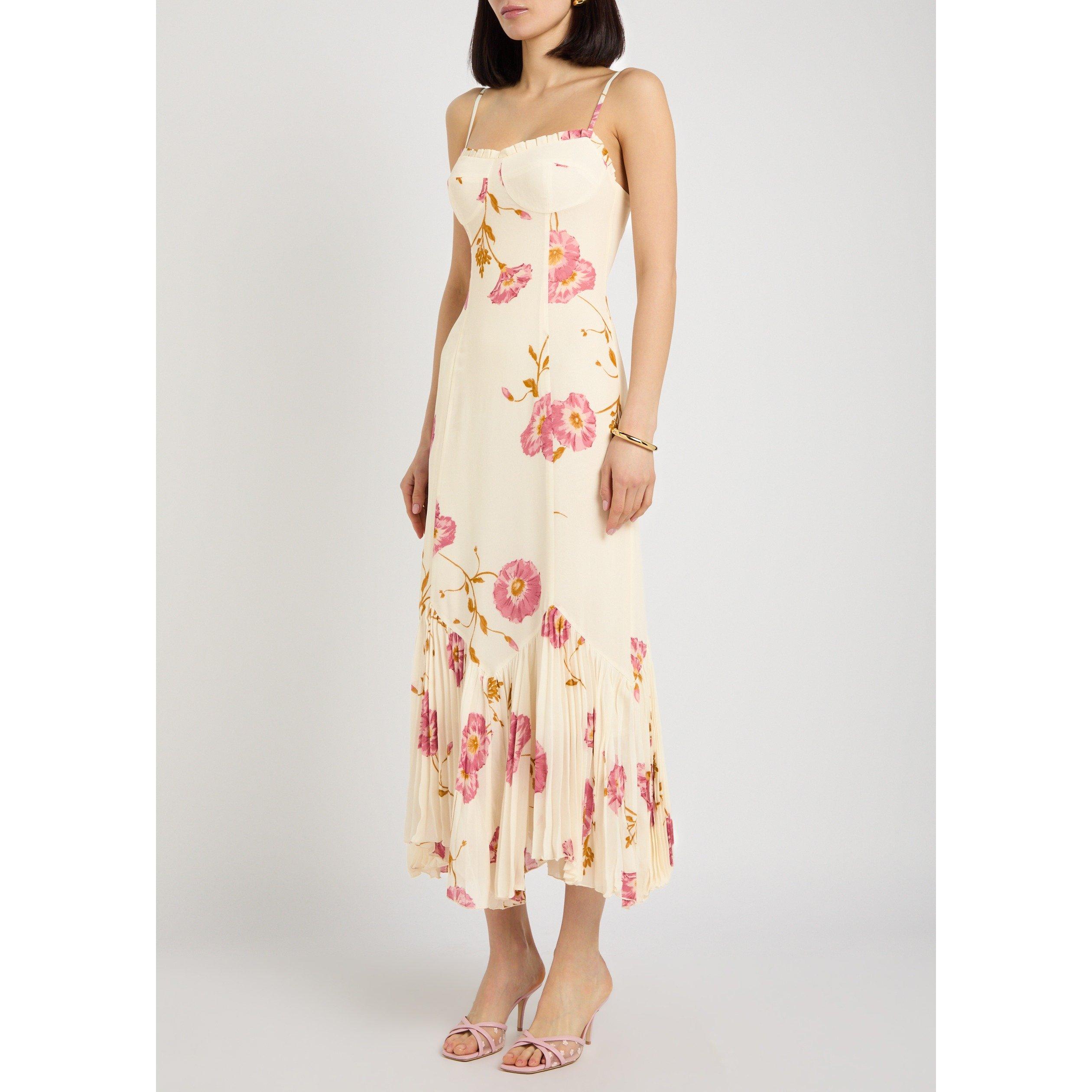 MULTICOLOURED - Reformation - Women's Aiko Floral Viscose Maxi Dress - 2