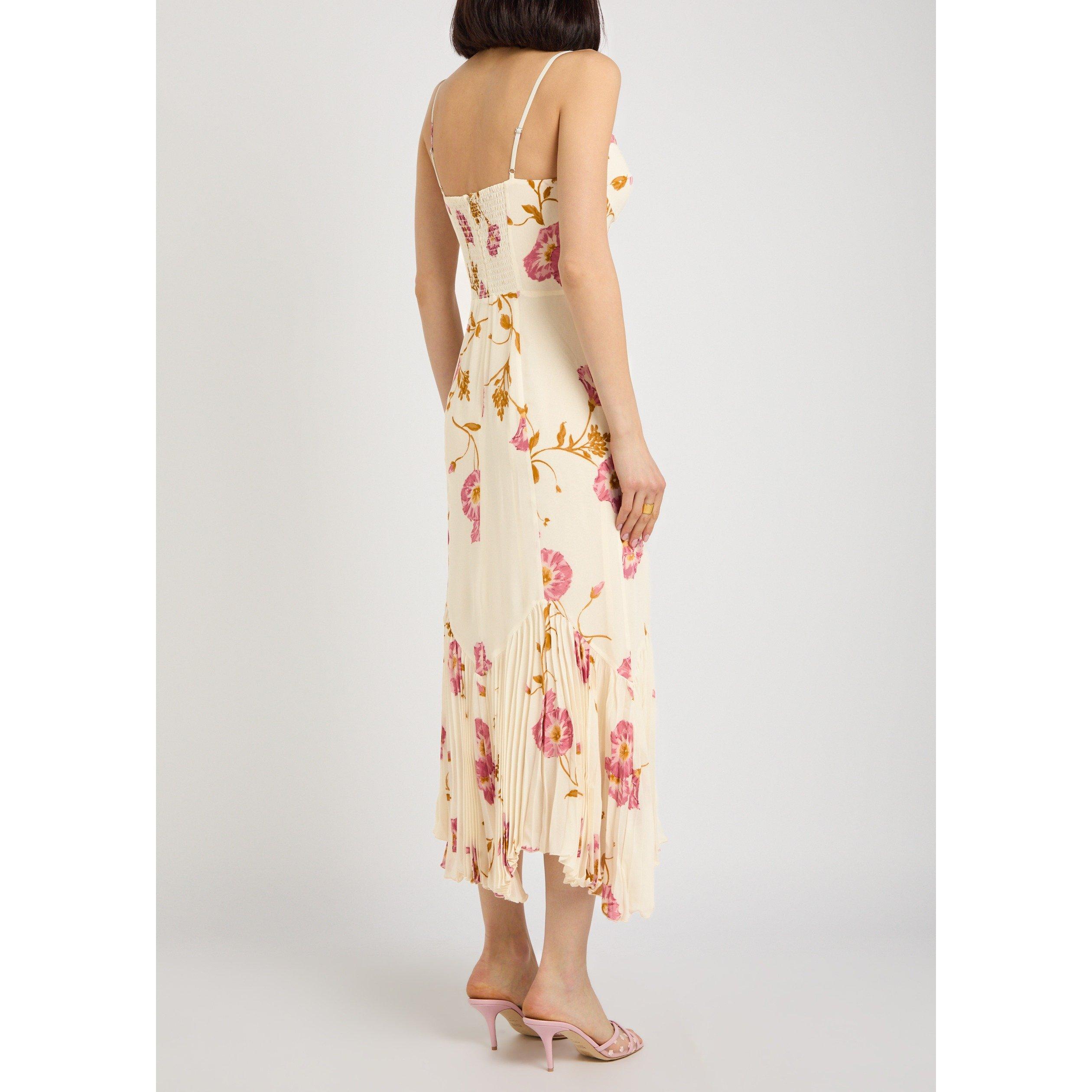 MULTICOLOURED - Reformation - Women's Aiko Floral Viscose Maxi Dress - 3
