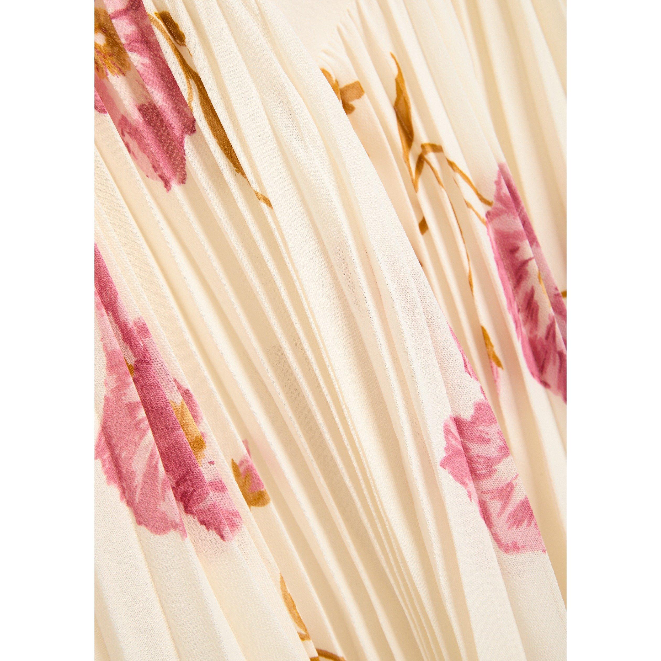 MULTICOLOURED - Reformation - Women's Aiko Floral Viscose Maxi Dress - 4