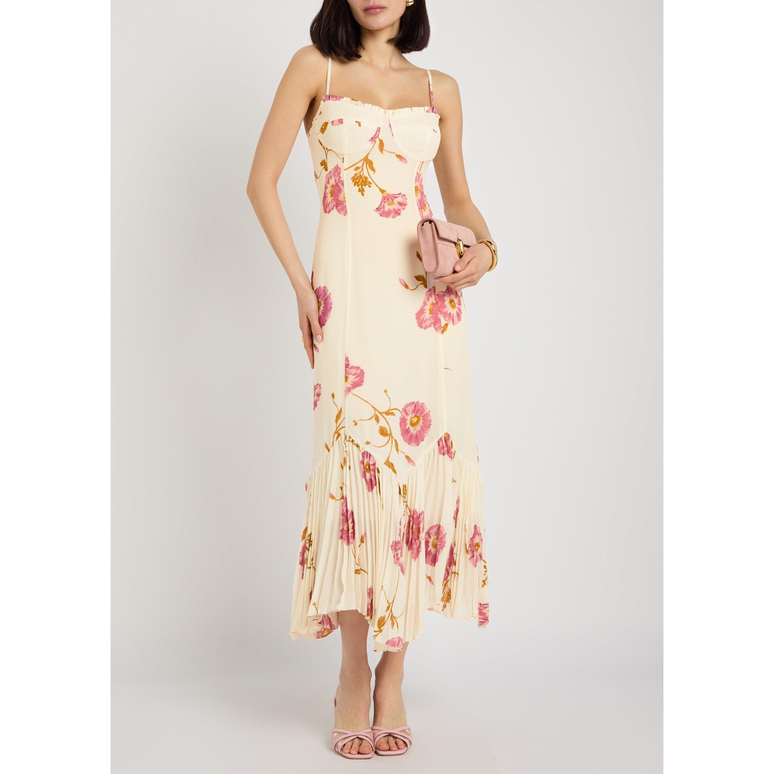 MULTICOLOURED - Reformation - Women's Aiko Floral Viscose Maxi Dress - 5