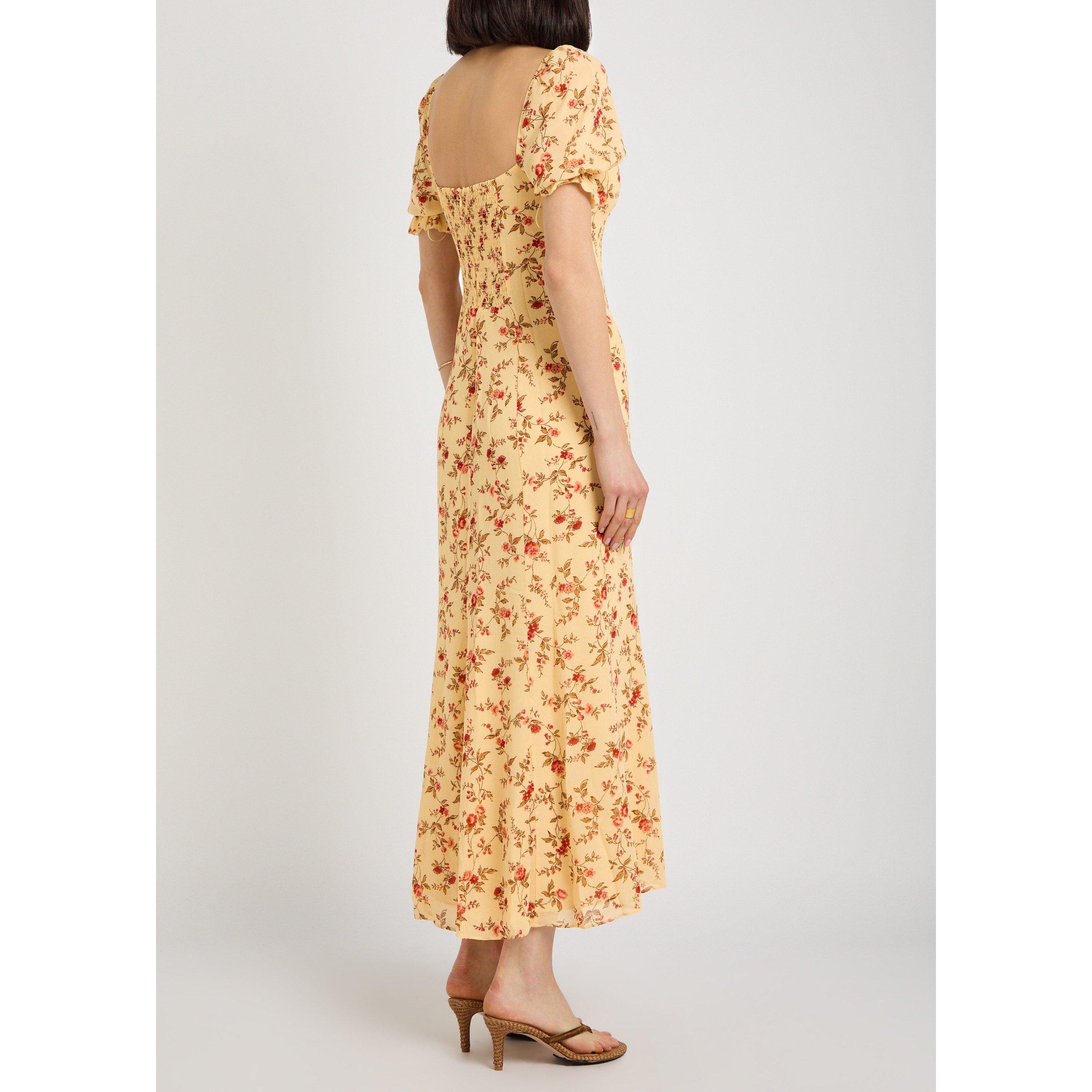 YELLOW AND OTHE - Reformation - Women's Gloria Floral Viscose Maxi Dress - 3