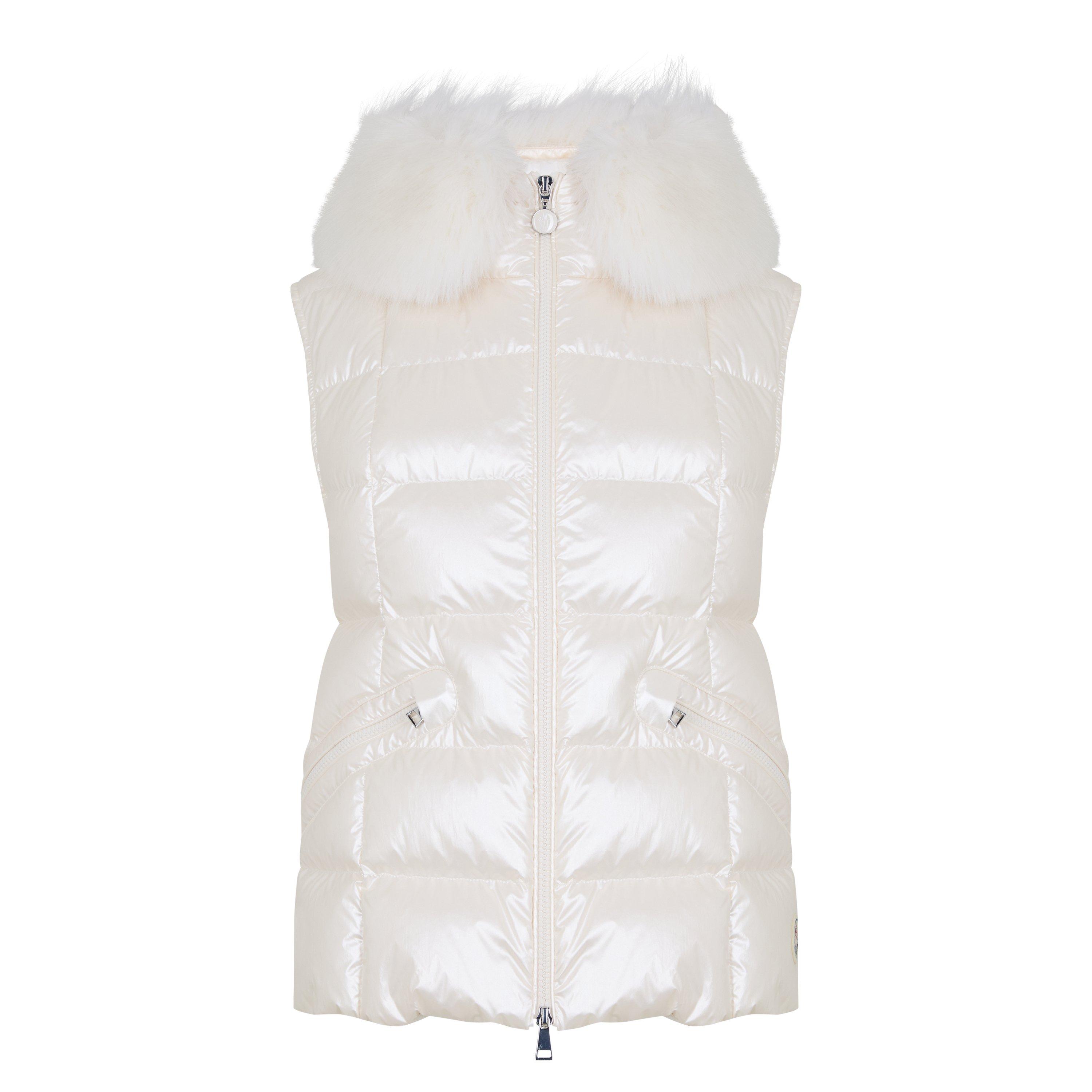 ベスト・ジレ MONCLER Women Vests 597YF 1A000 67 20F WHITE 送料無料】MONCLER IGENS レディース ダウンベスト 1A00067
