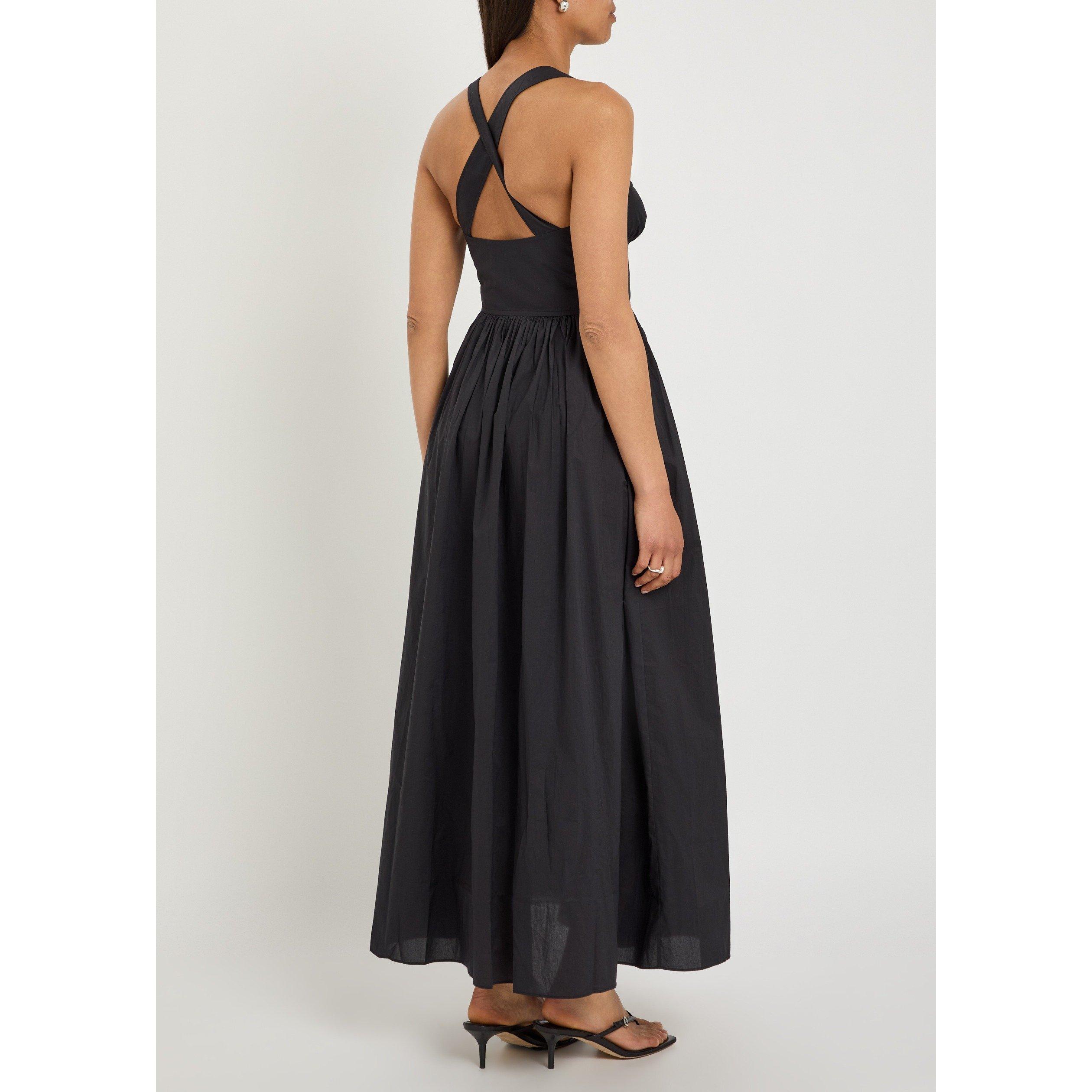BLACK - Matteau - LD CROSSBACK MIDI DRESS - 3