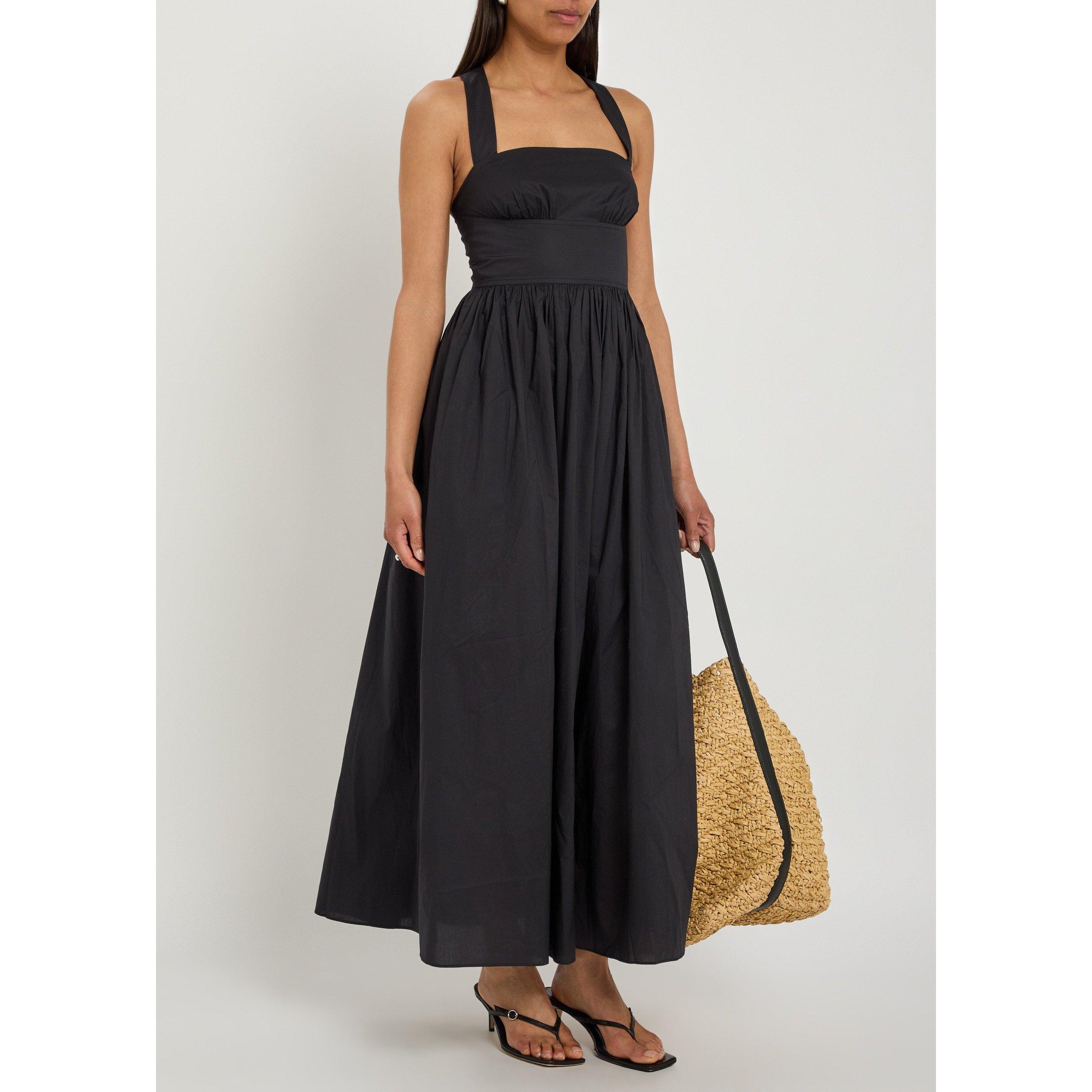 BLACK - Matteau - LD CROSSBACK MIDI DRESS - 5