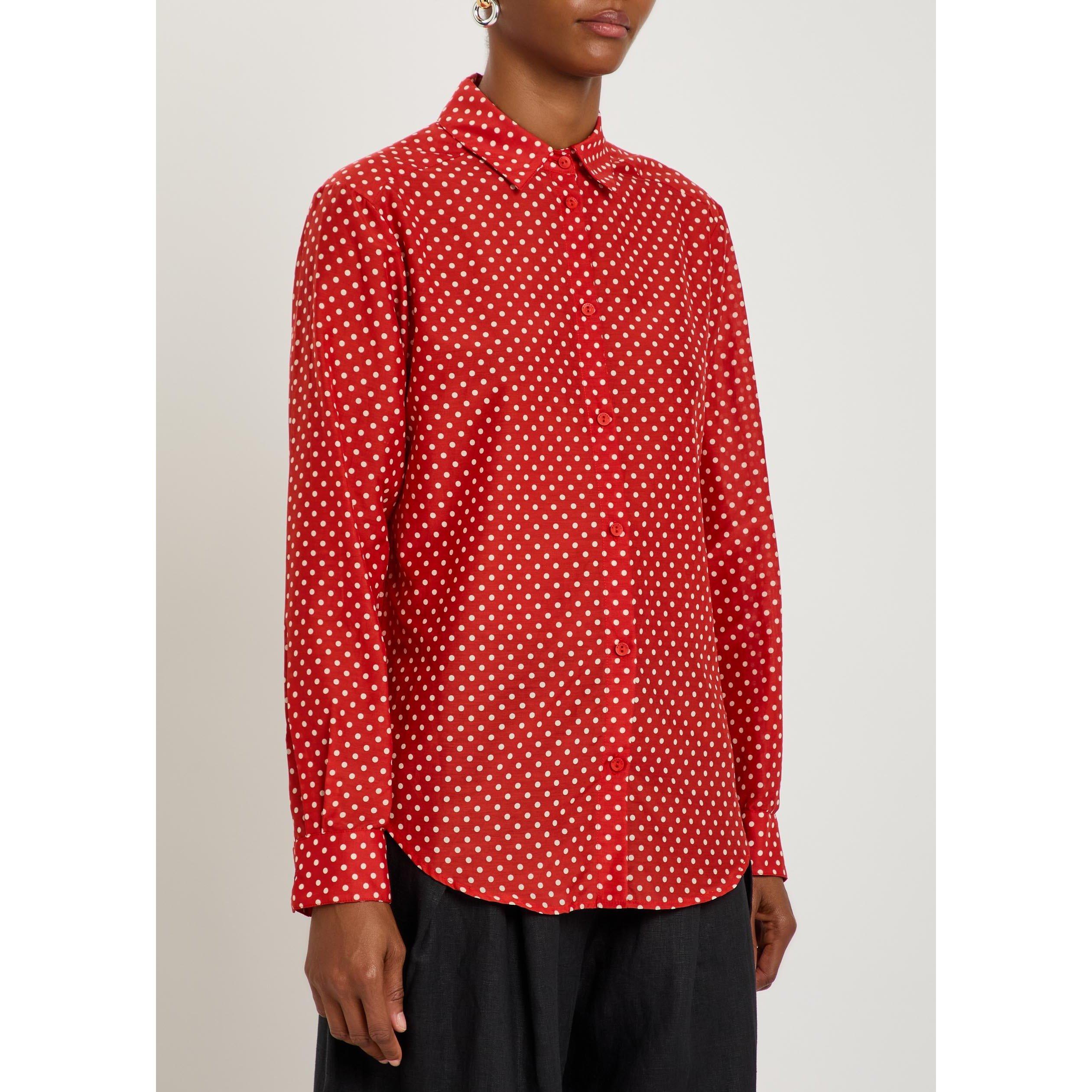 RED AND OTHER - Matteau - S CLASSIC POLKA DOT SHIRT - 2