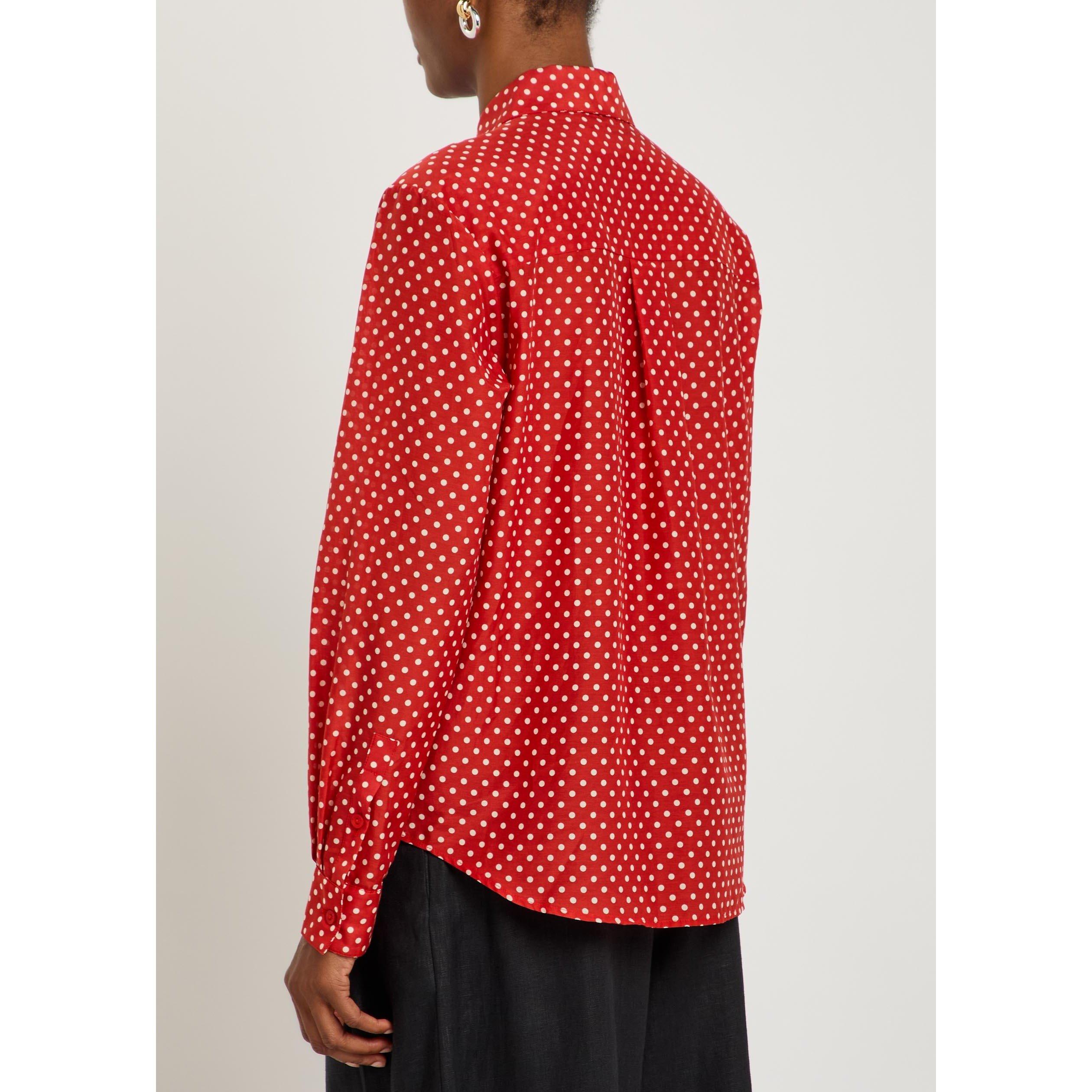 RED AND OTHER - Matteau - S CLASSIC POLKA DOT SHIRT - 3