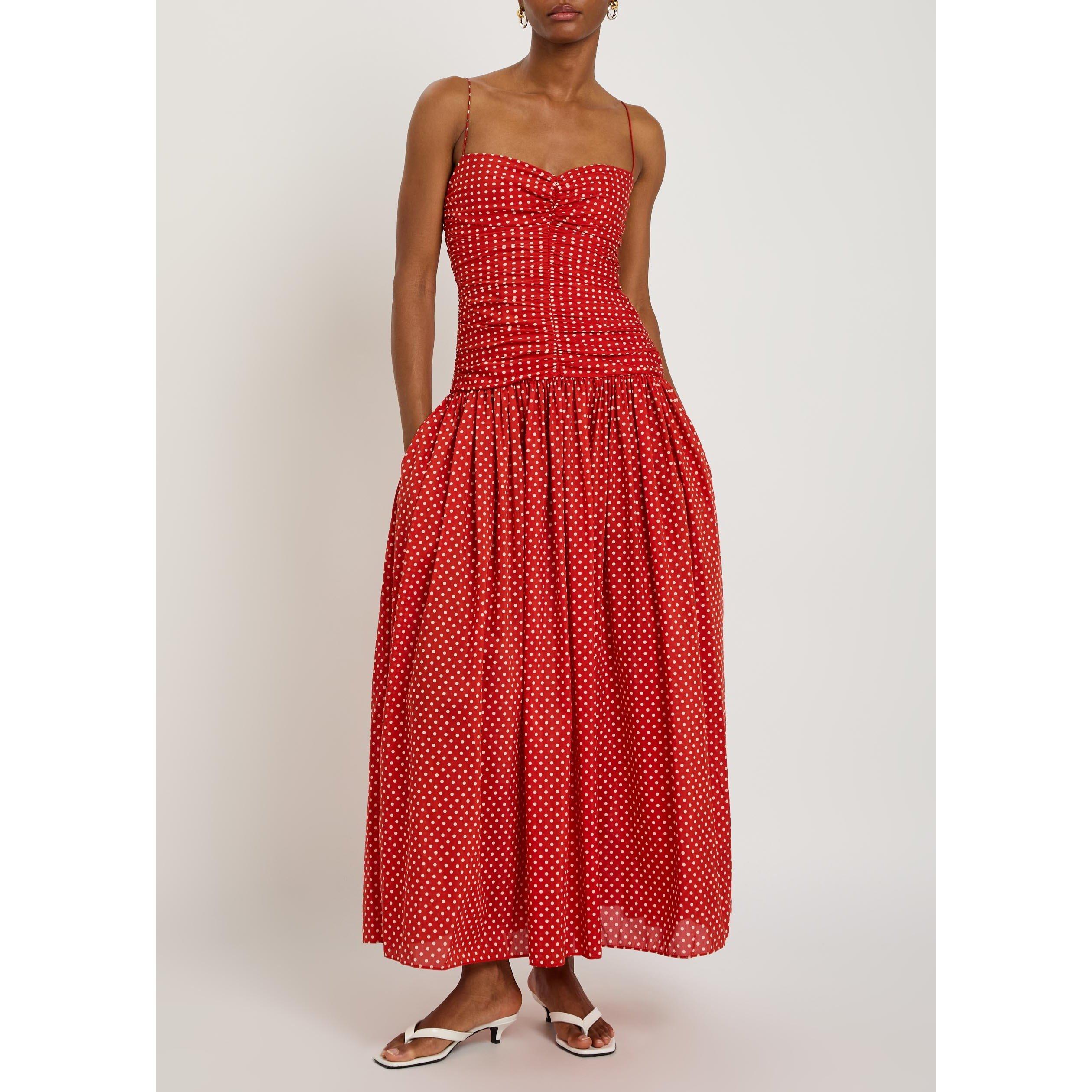 RED AND OTHER - Matteau - LD GATHERED DROP WAIST DRESS - 5