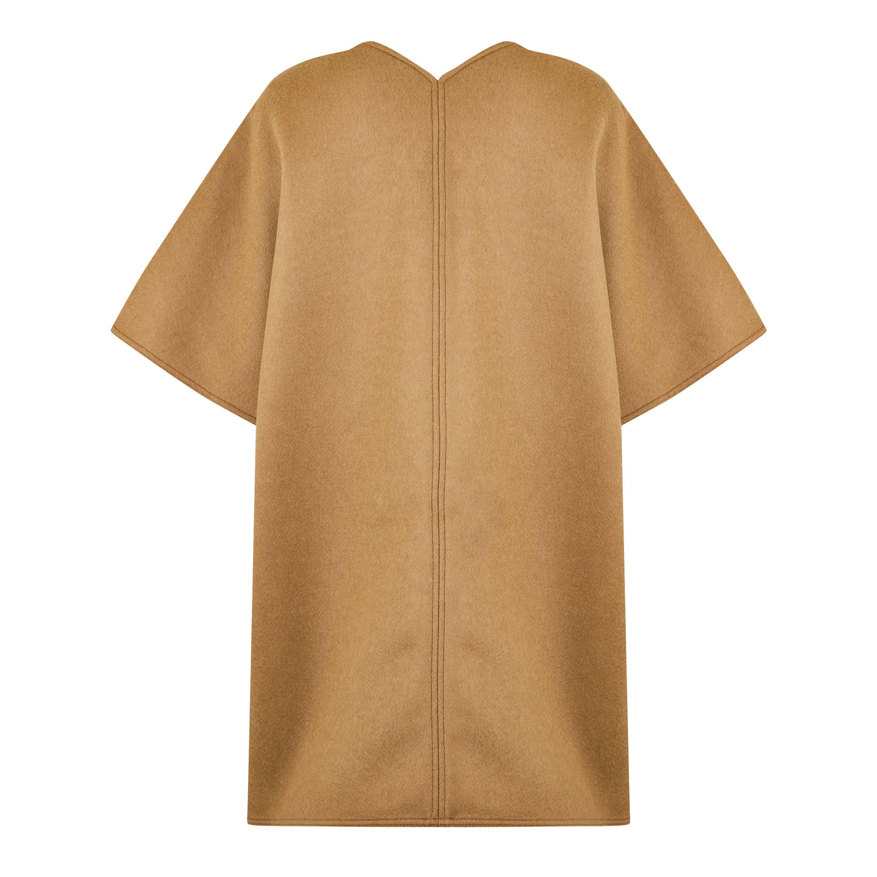 Beige 237 - Moncler - Women's Classic Wool Mid-Length Cape - 2