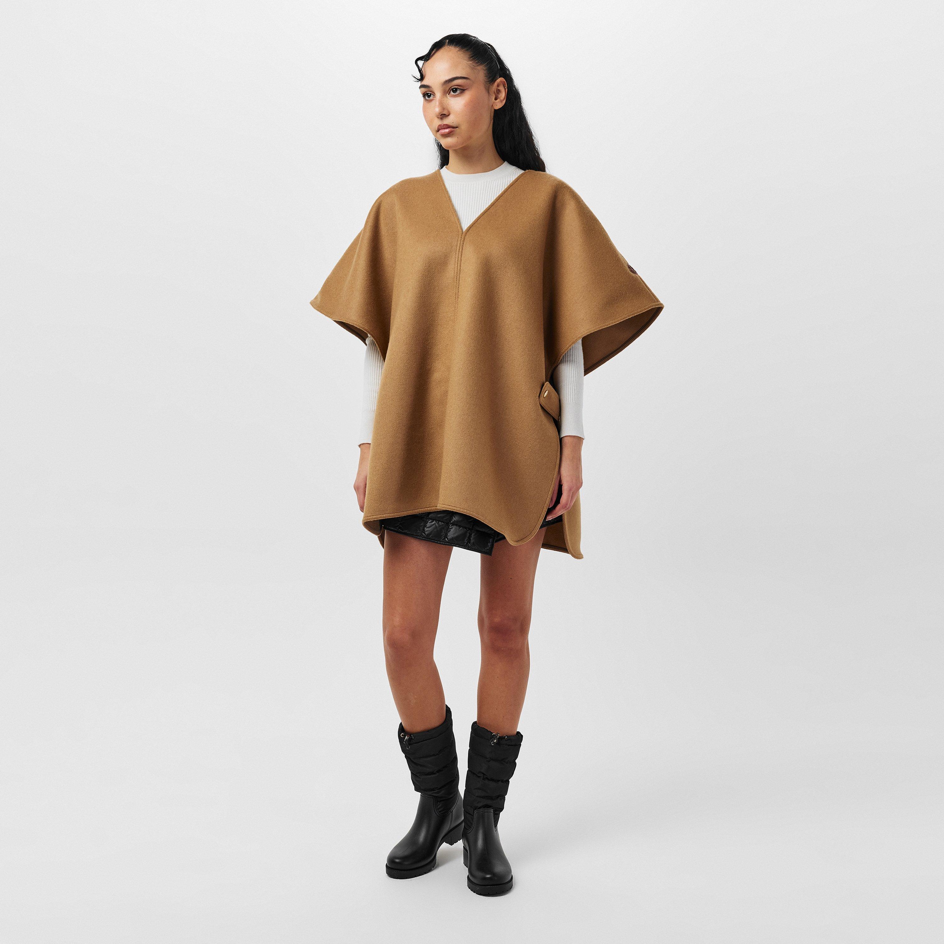 Beige 237 - Moncler - Women's Classic Wool Mid-Length Cape - 6