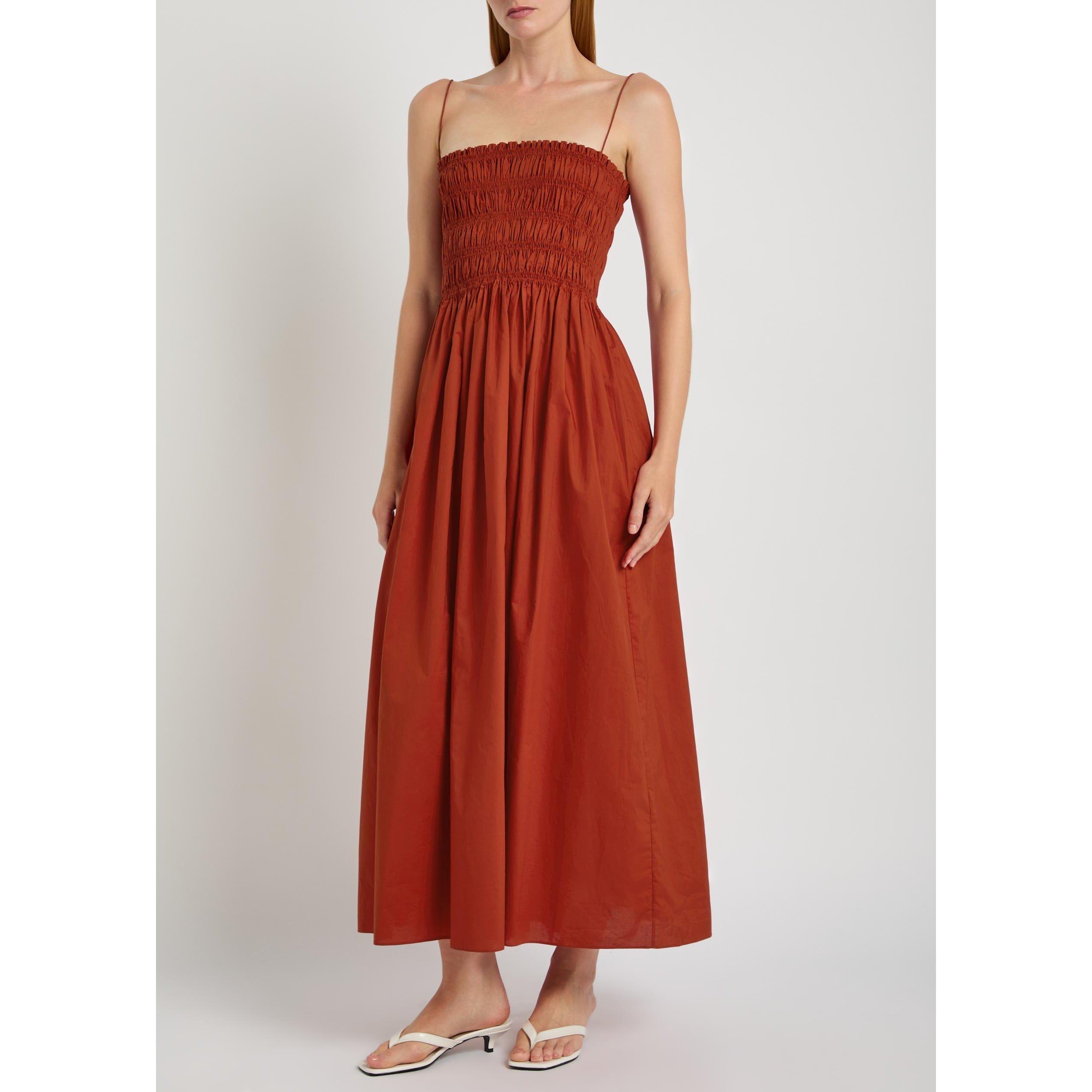 RED - Matteau - LD SHIRRED BODICE DRESS - 2