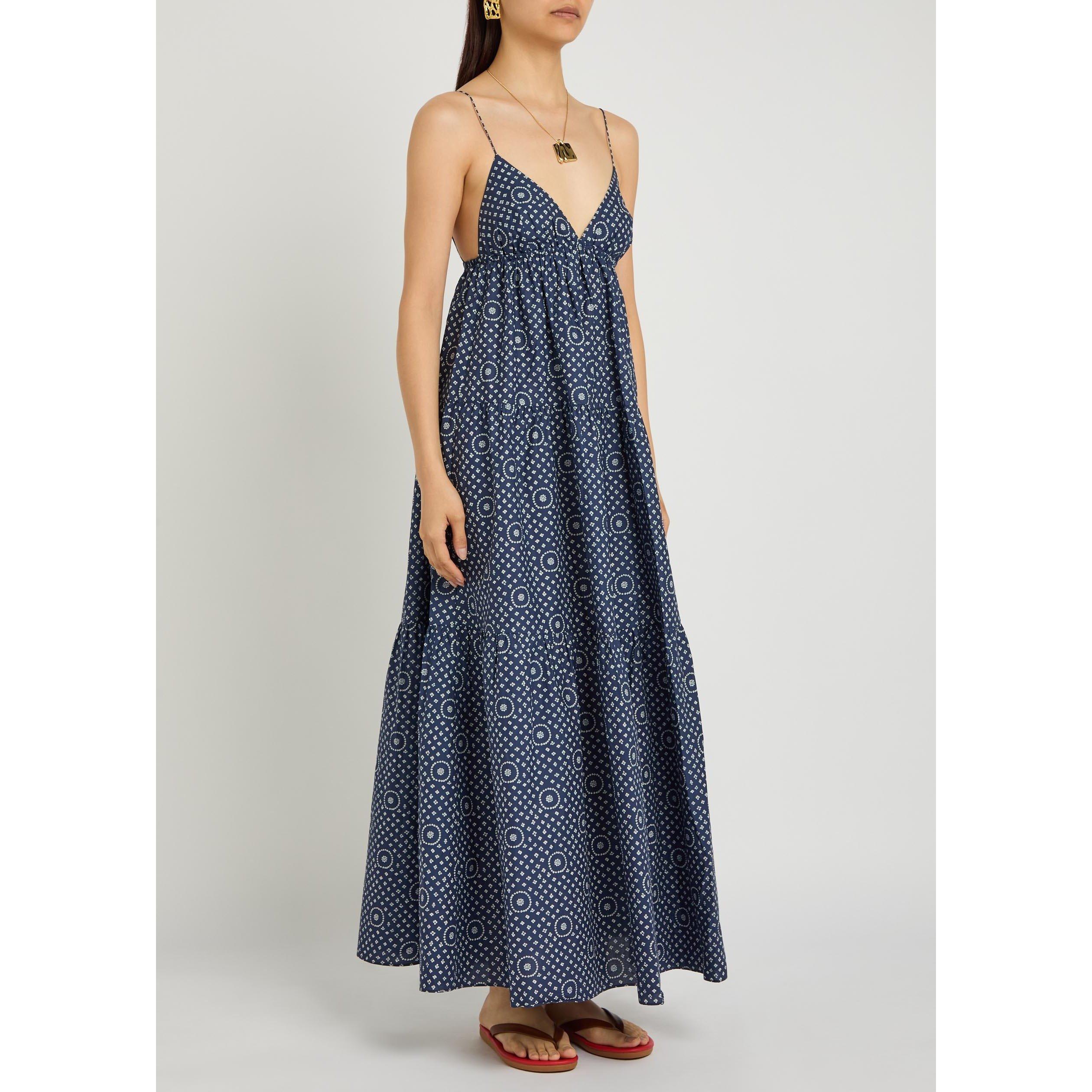 BLUE AND OTHER - Matteau - LD TRIANGLE TIERED SUNDRESS - 2