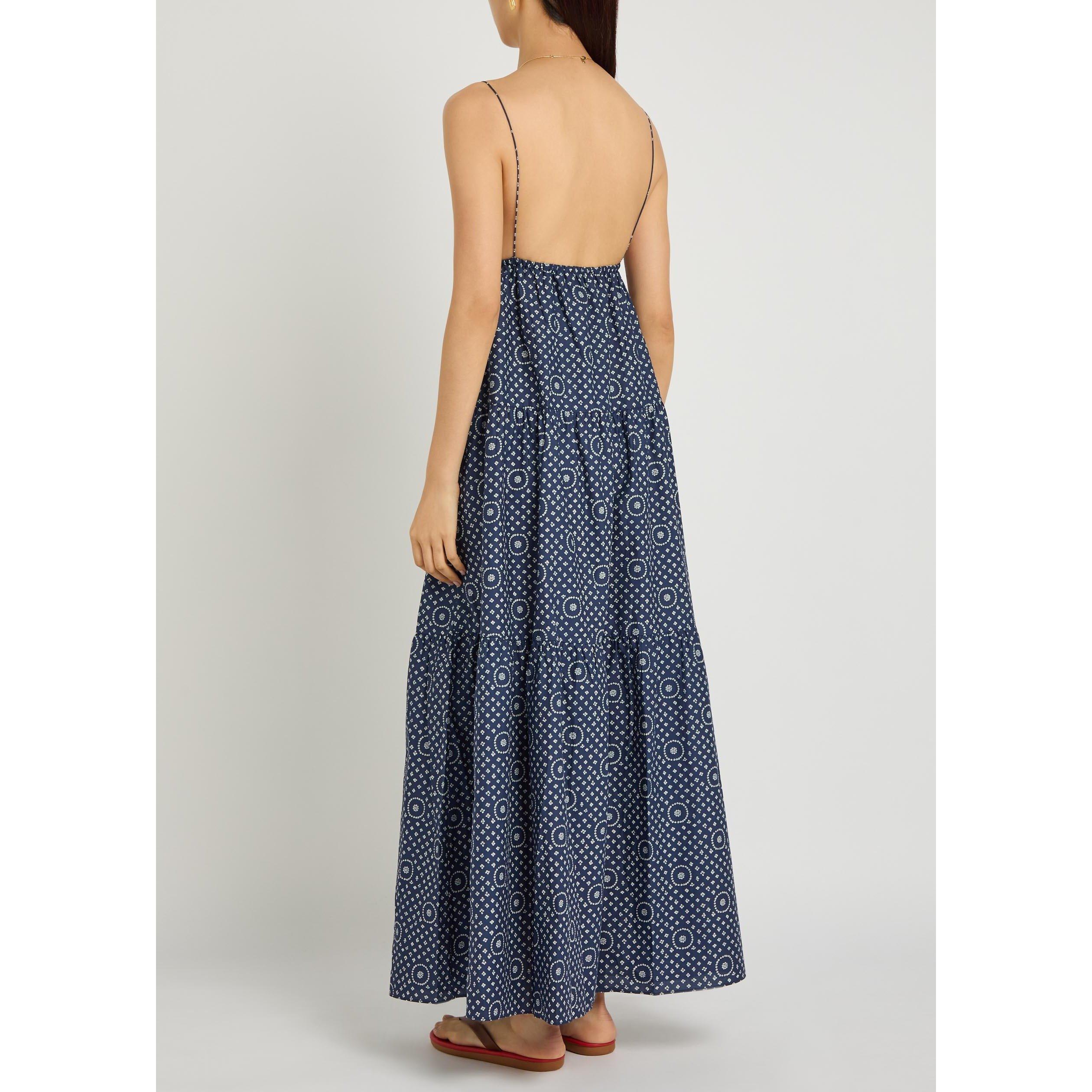 BLUE AND OTHER - Matteau - LD TRIANGLE TIERED SUNDRESS - 3