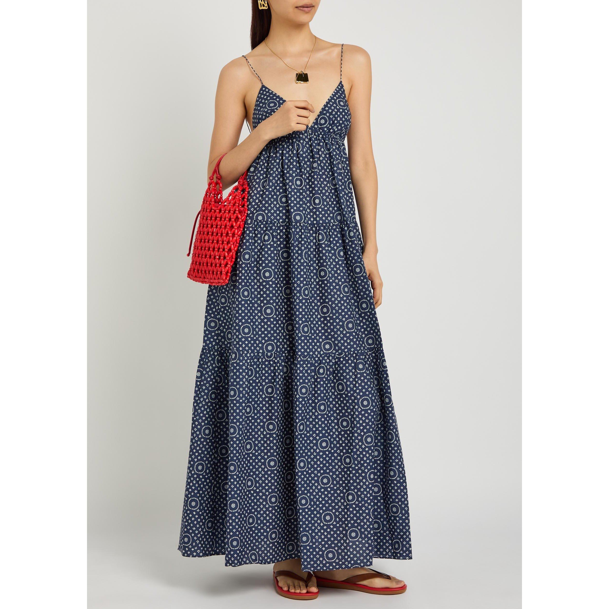BLUE AND OTHER - Matteau - LD TRIANGLE TIERED SUNDRESS - 5