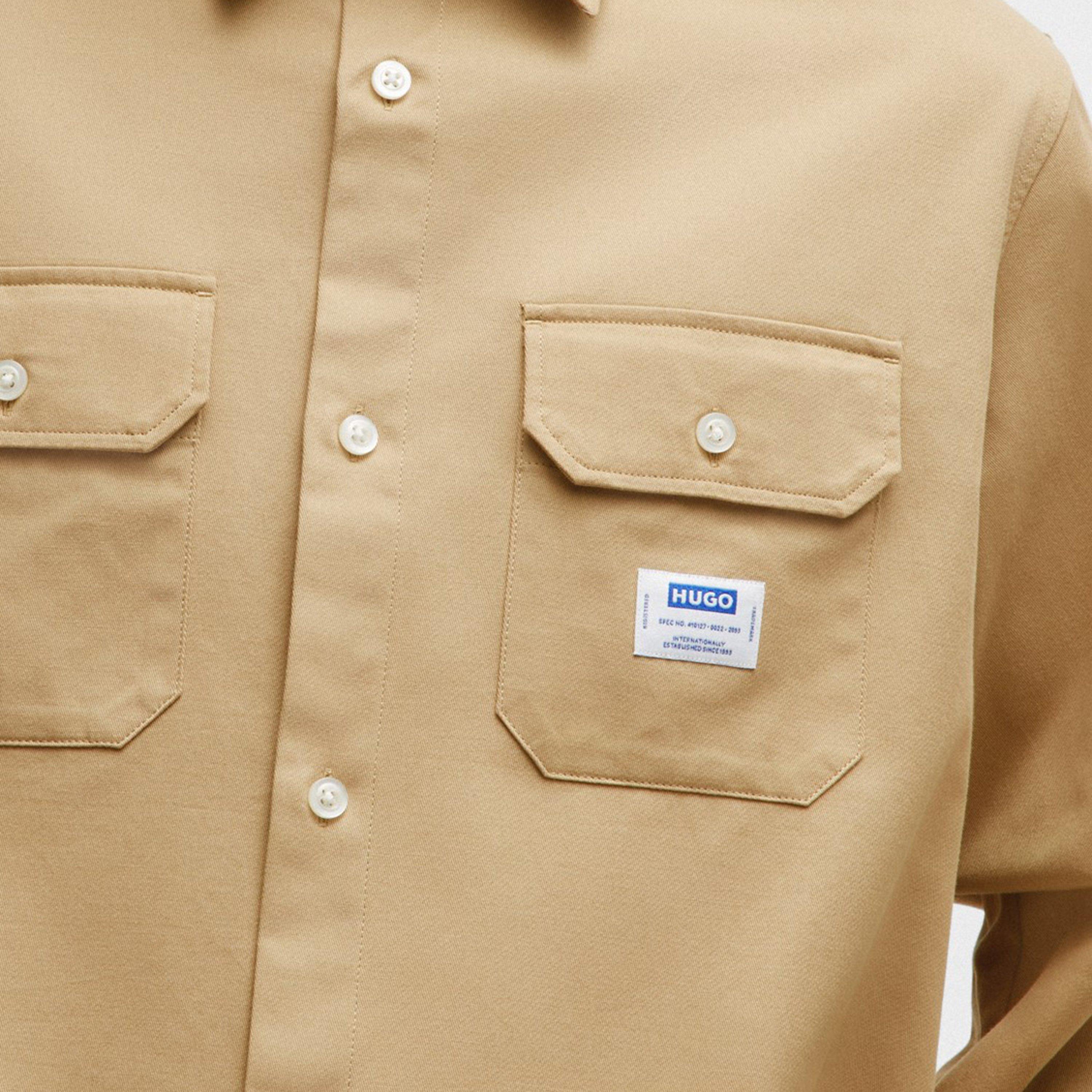 Beige 269 - Hugo - Men's Ekynone Overshirt - 3