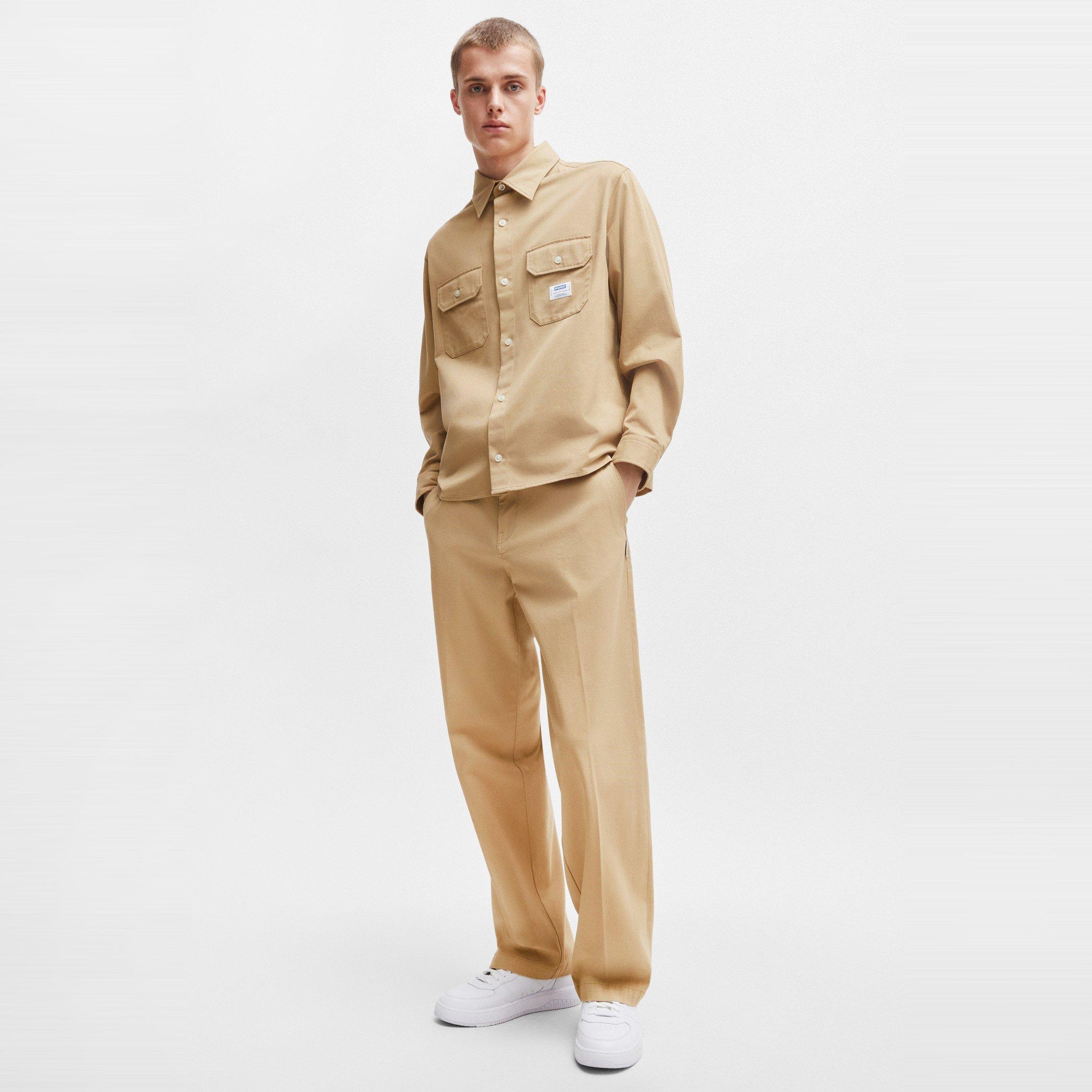 Beige 269 - Hugo - Men's Ekynone Overshirt - 5