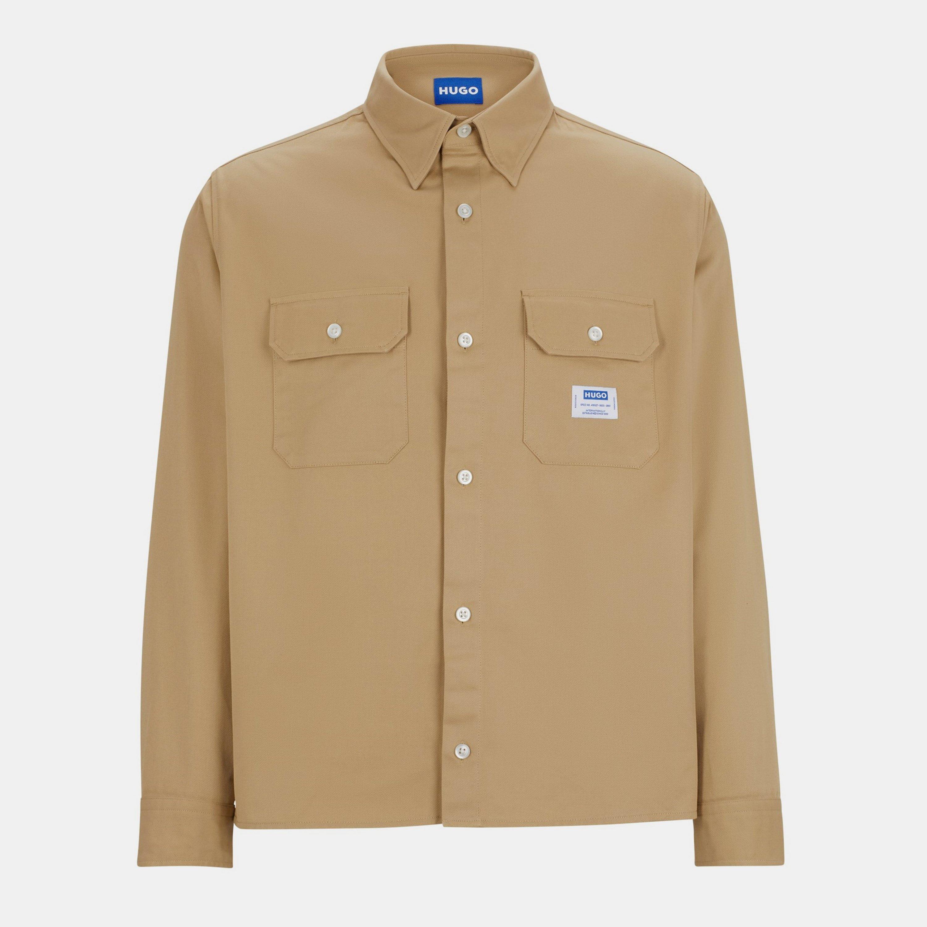 Beige 269 - Hugo - Men's Ekynone Overshirt - 6