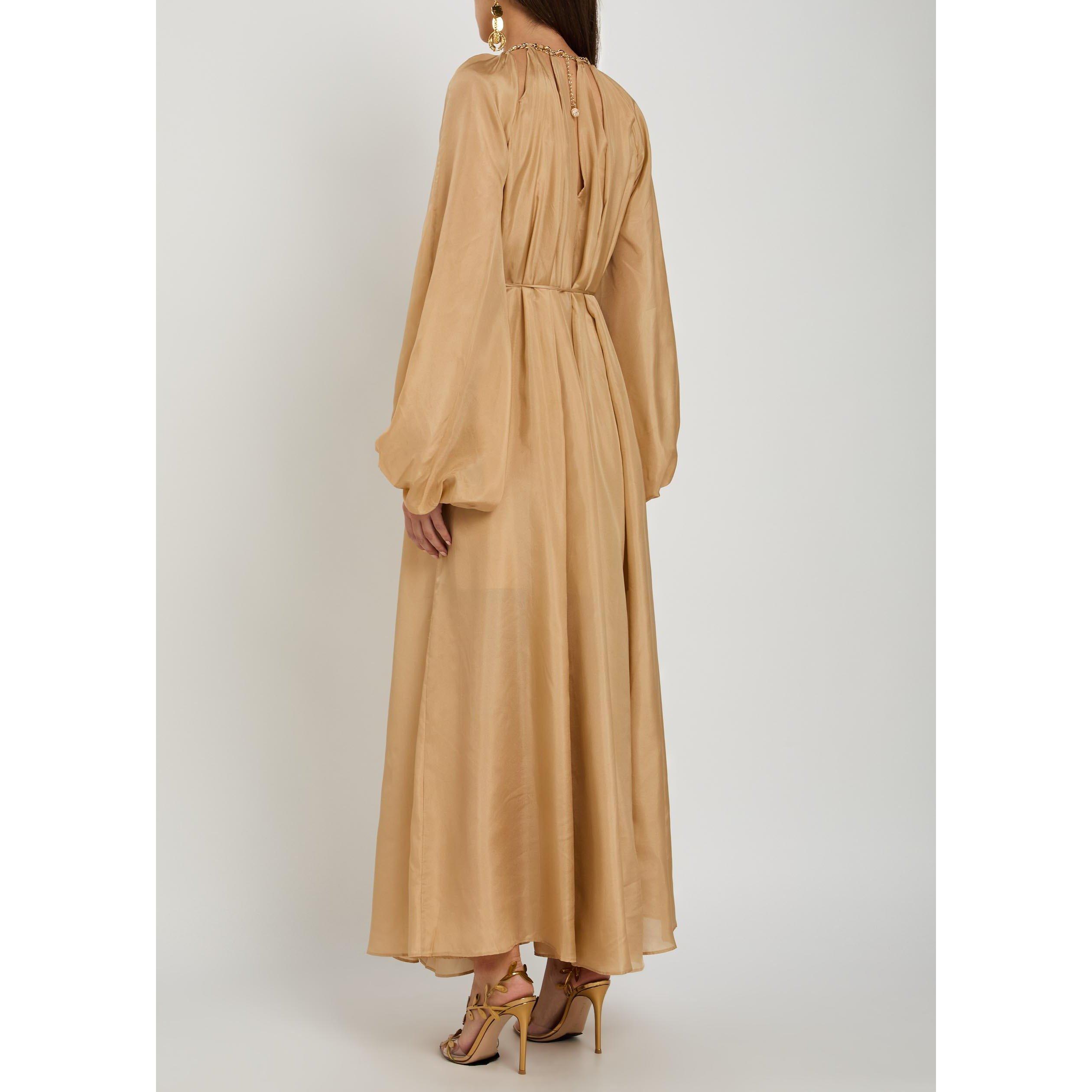 BEIGE - Zimmermann - Women's Mahon Silk Maxi Dress - 3