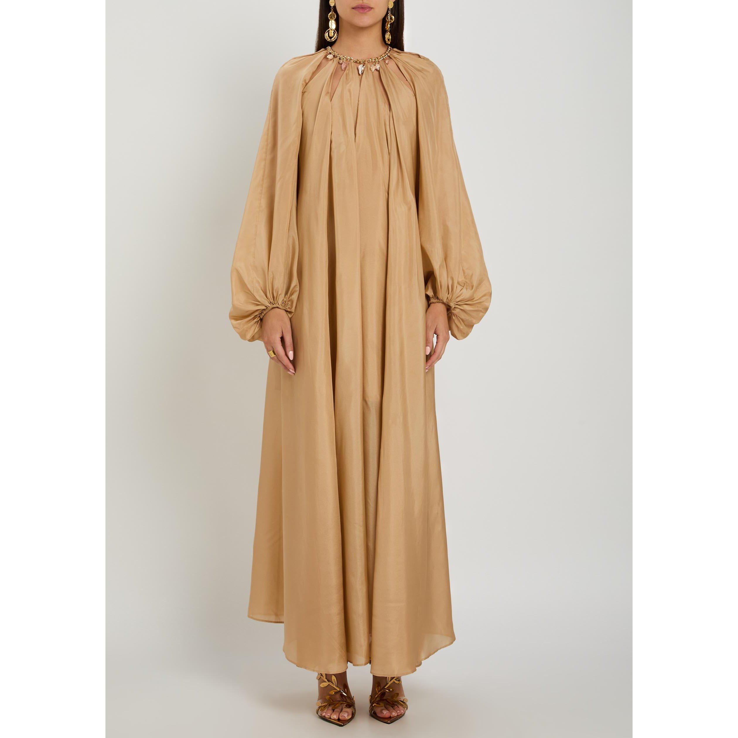 BEIGE - Zimmermann - Women's Mahon Silk Maxi Dress - 5
