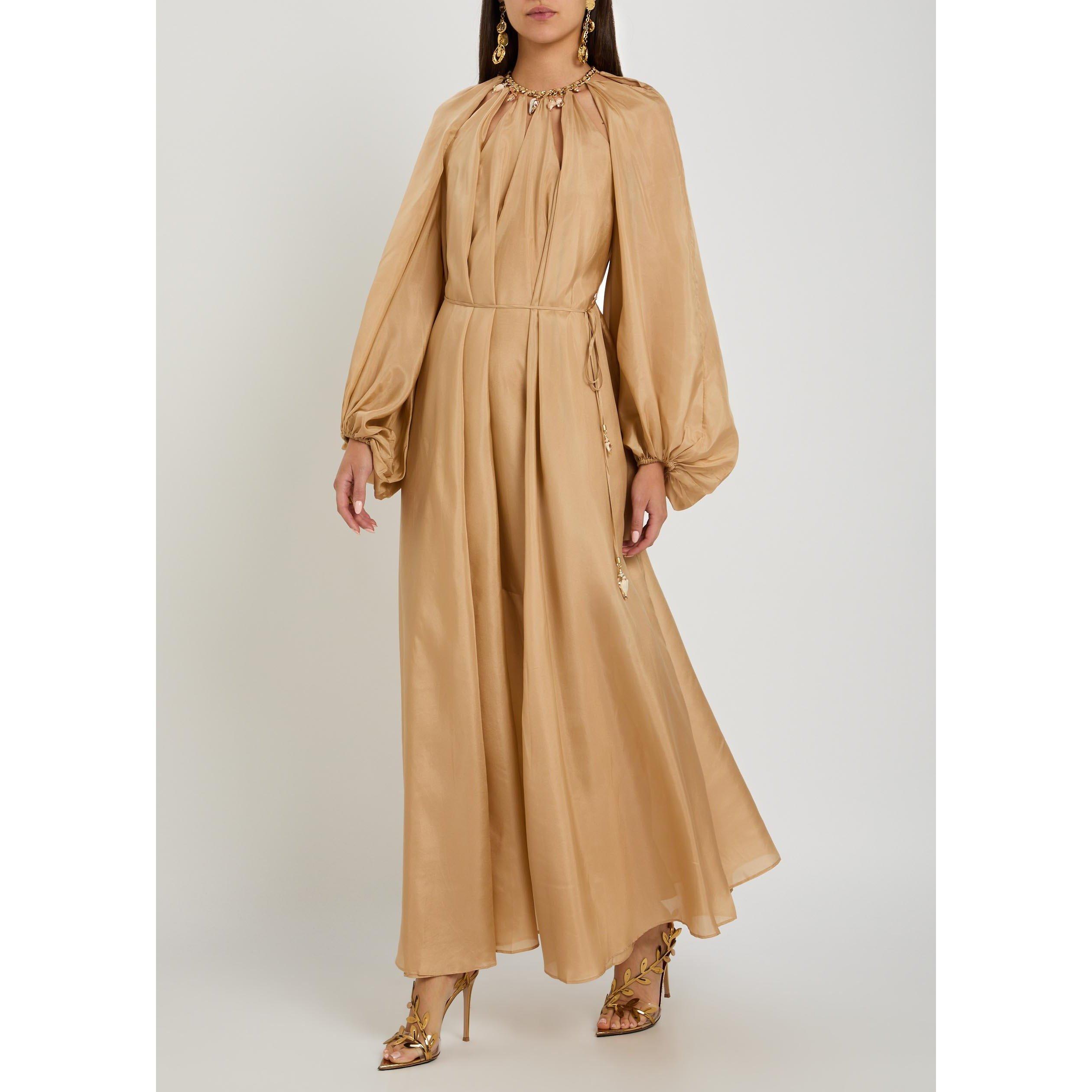 BEIGE - Zimmermann - Women's Mahon Silk Maxi Dress - 6