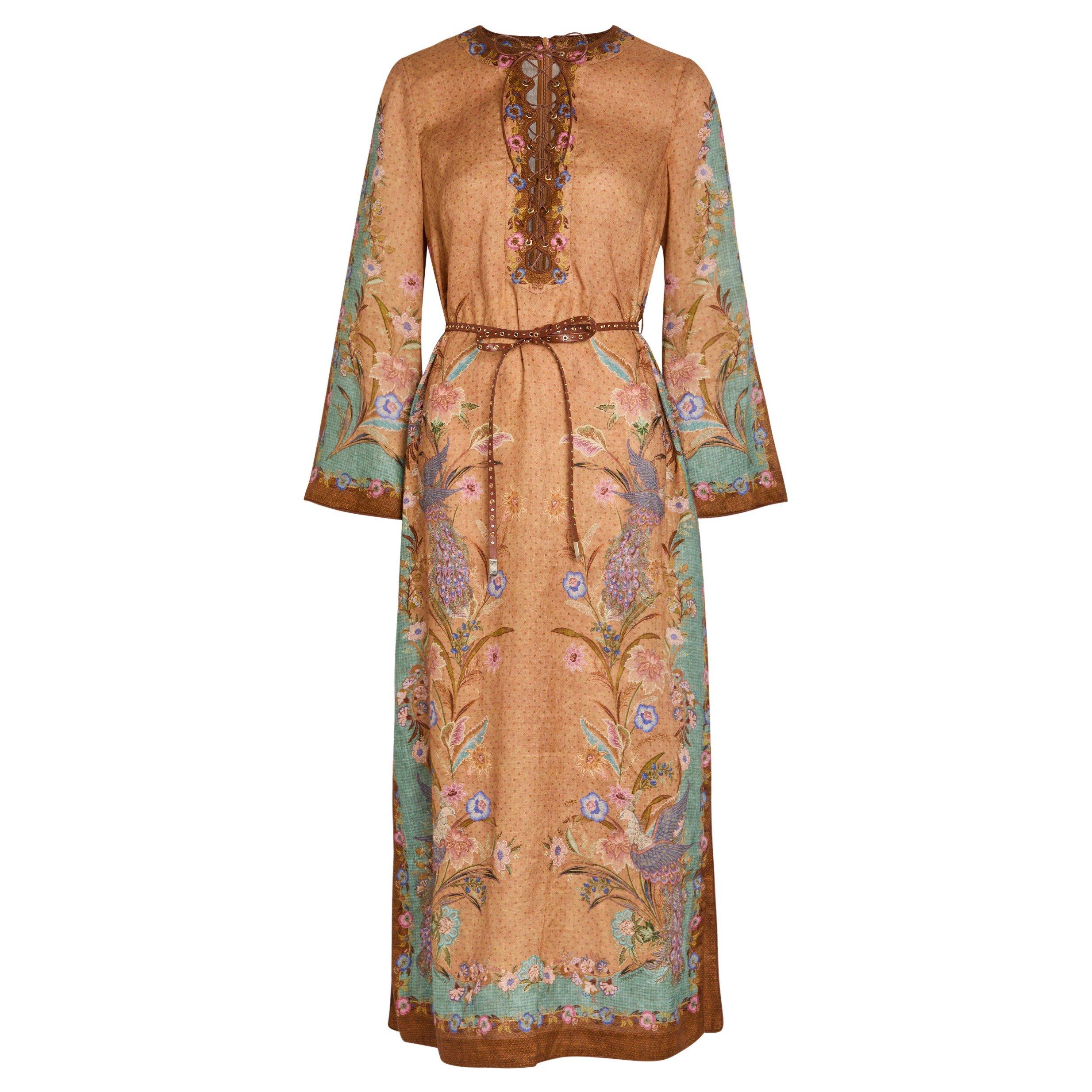 TAN - Zimmermann - Indra Tunic Midi Dress