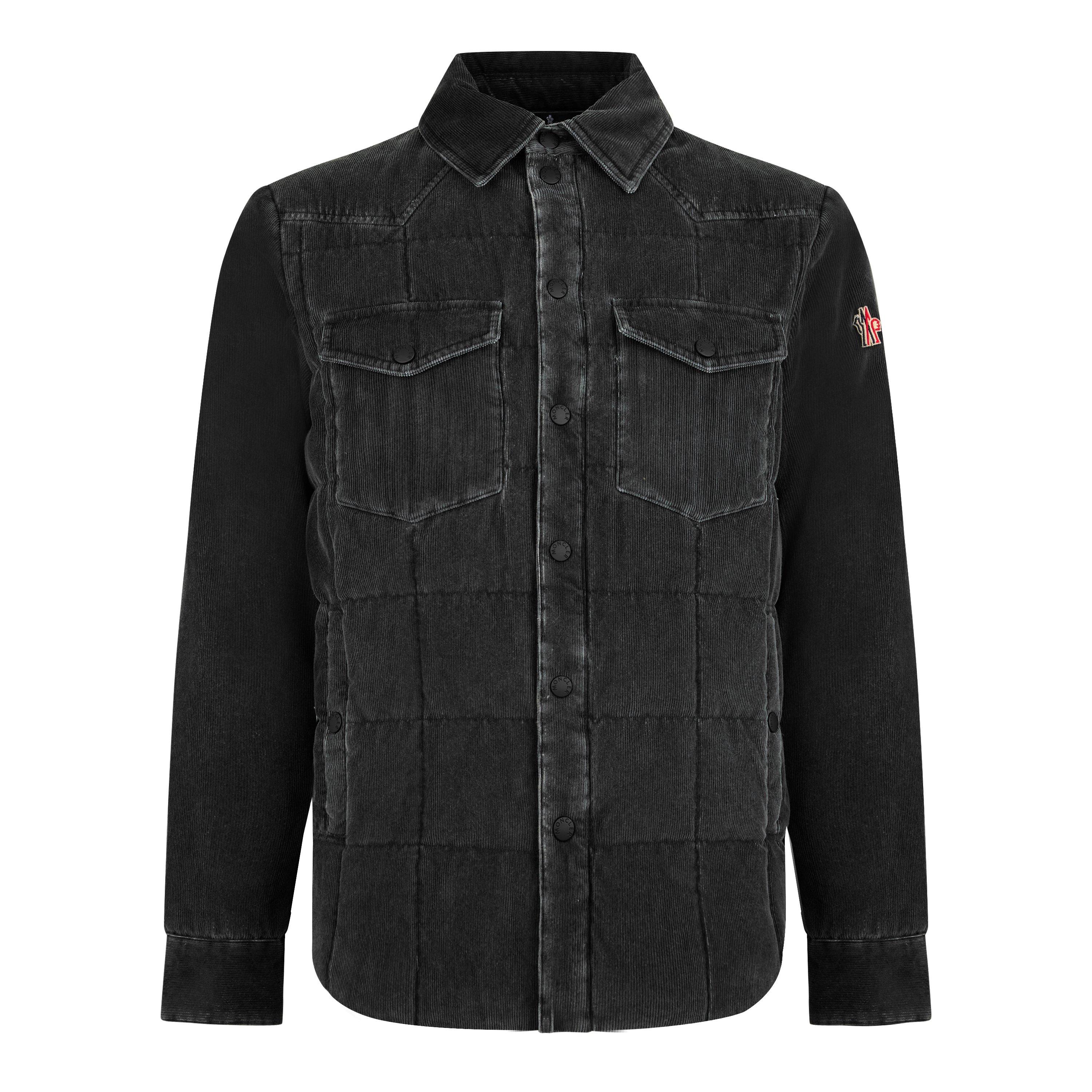 Grey 927 - Moncler Grenoble - Men's Gelt Cotton Down Long Sleeve Overshirt - 5