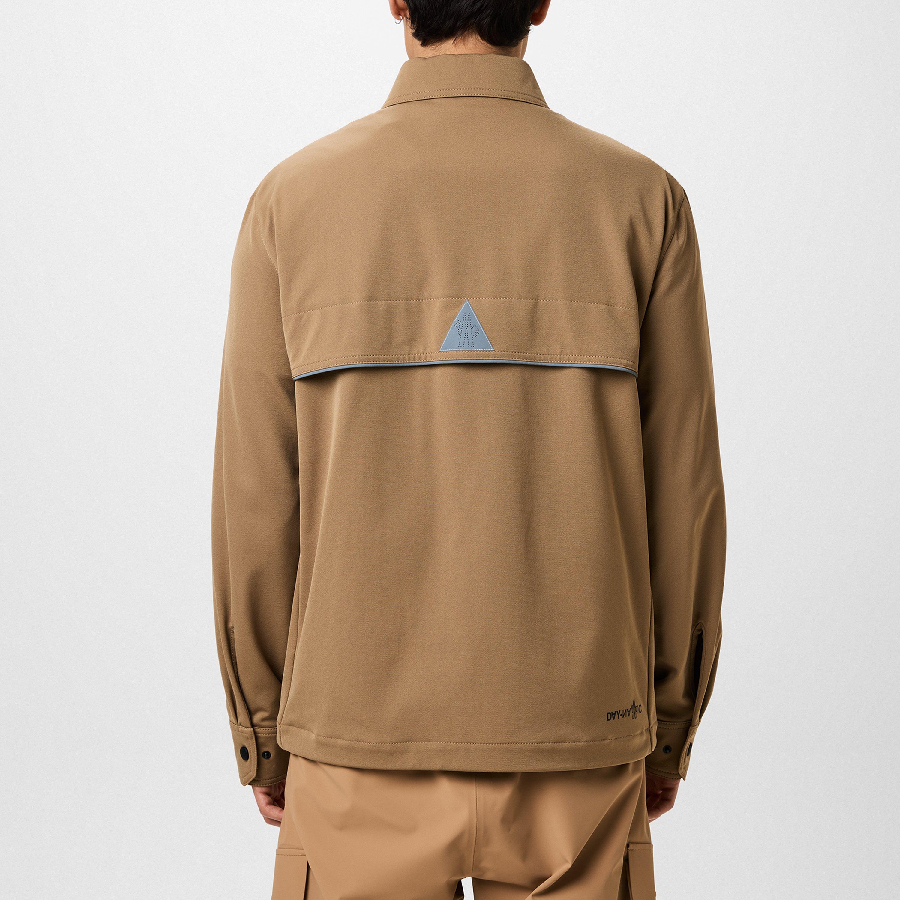 Beige 24A - Moncler Grenoble - Men's Vadret Outdoors Waterproof Windproof Long Sleeve Overshirt - 3