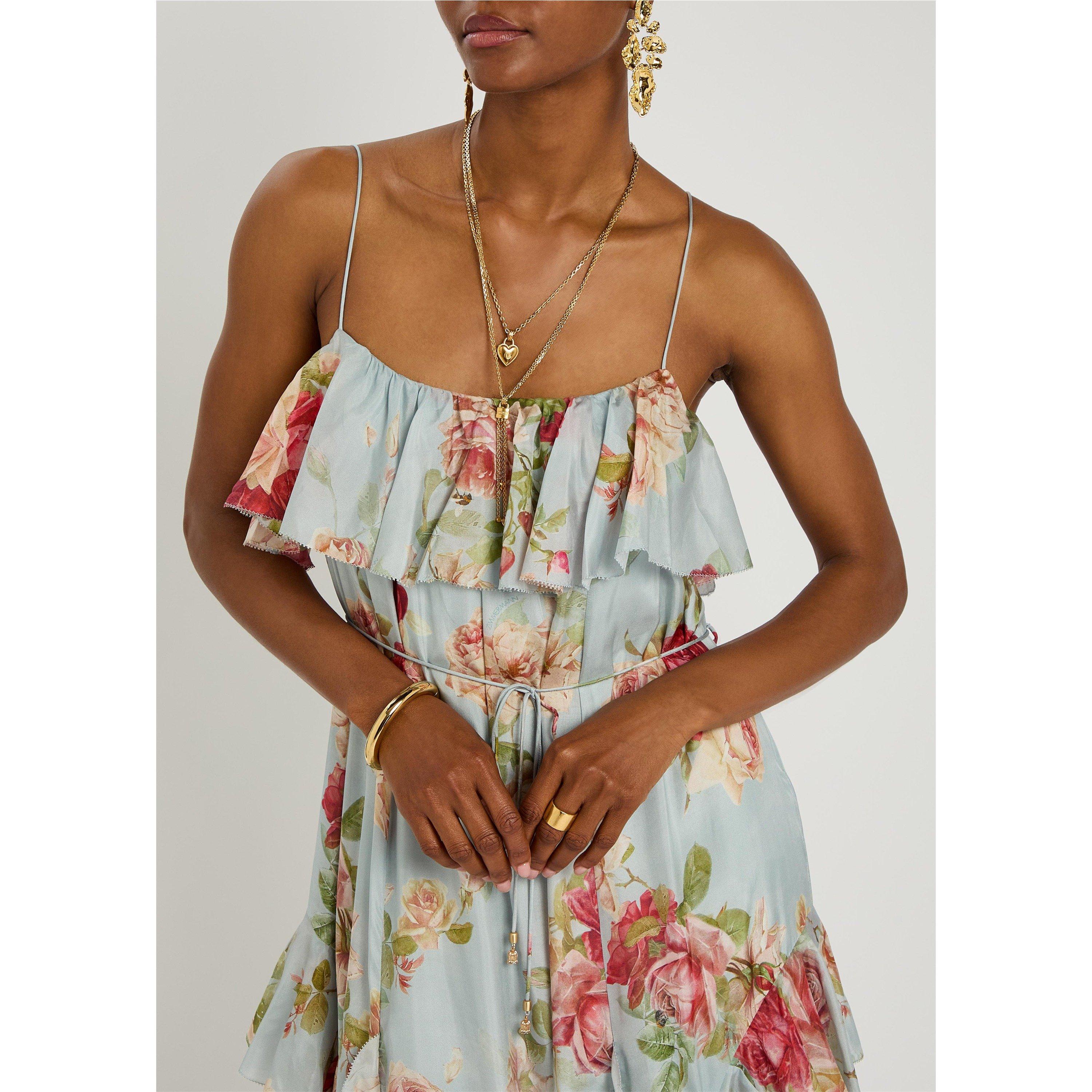 BLUE AND OTHER - Zimmermann - Roselight Frill Maxi Dress - 4