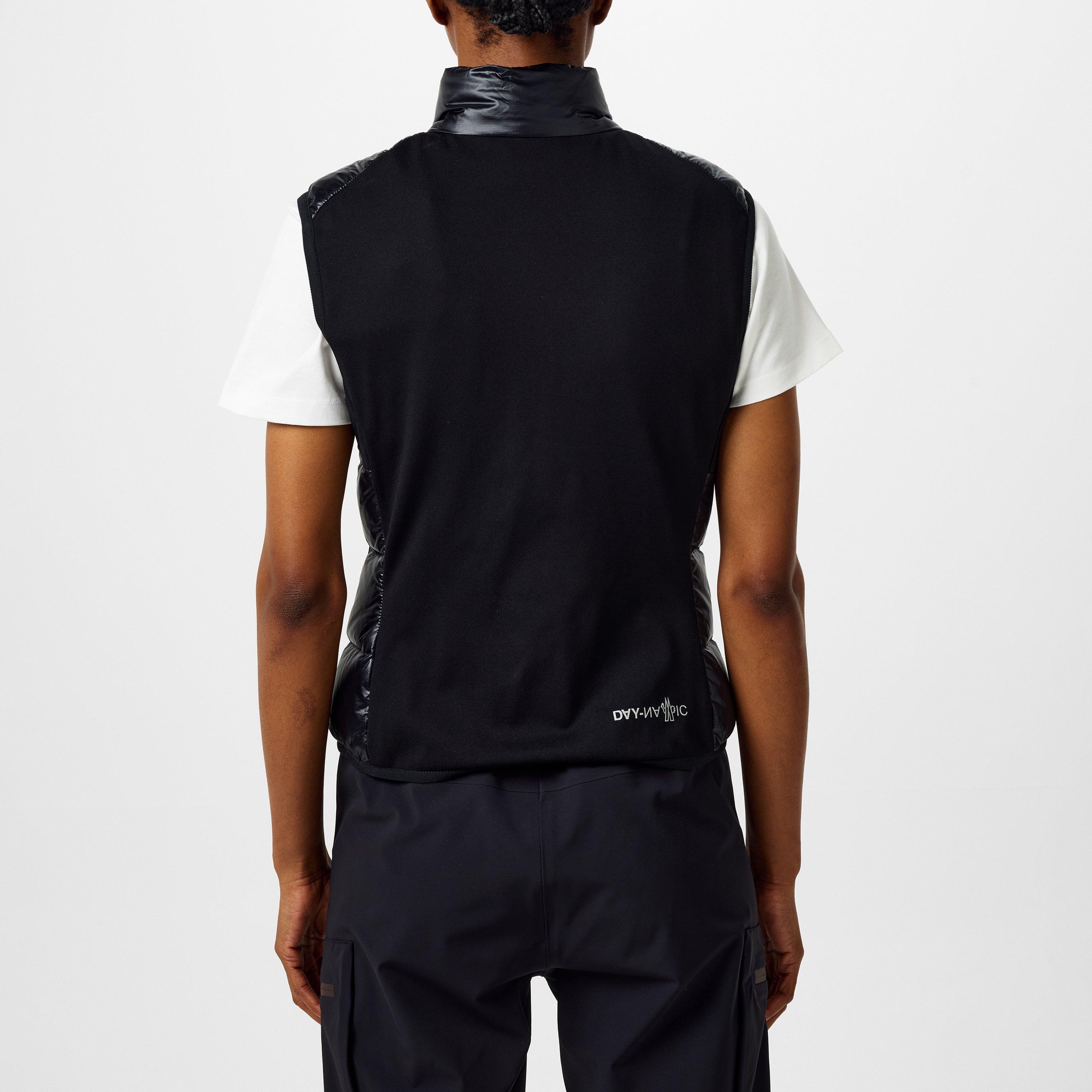 Black 999 - Moncler Grenoble - Women's Grenoble Lightweight Quilted Wind Resistant Duck Down Tailored Fit Gilet - 3