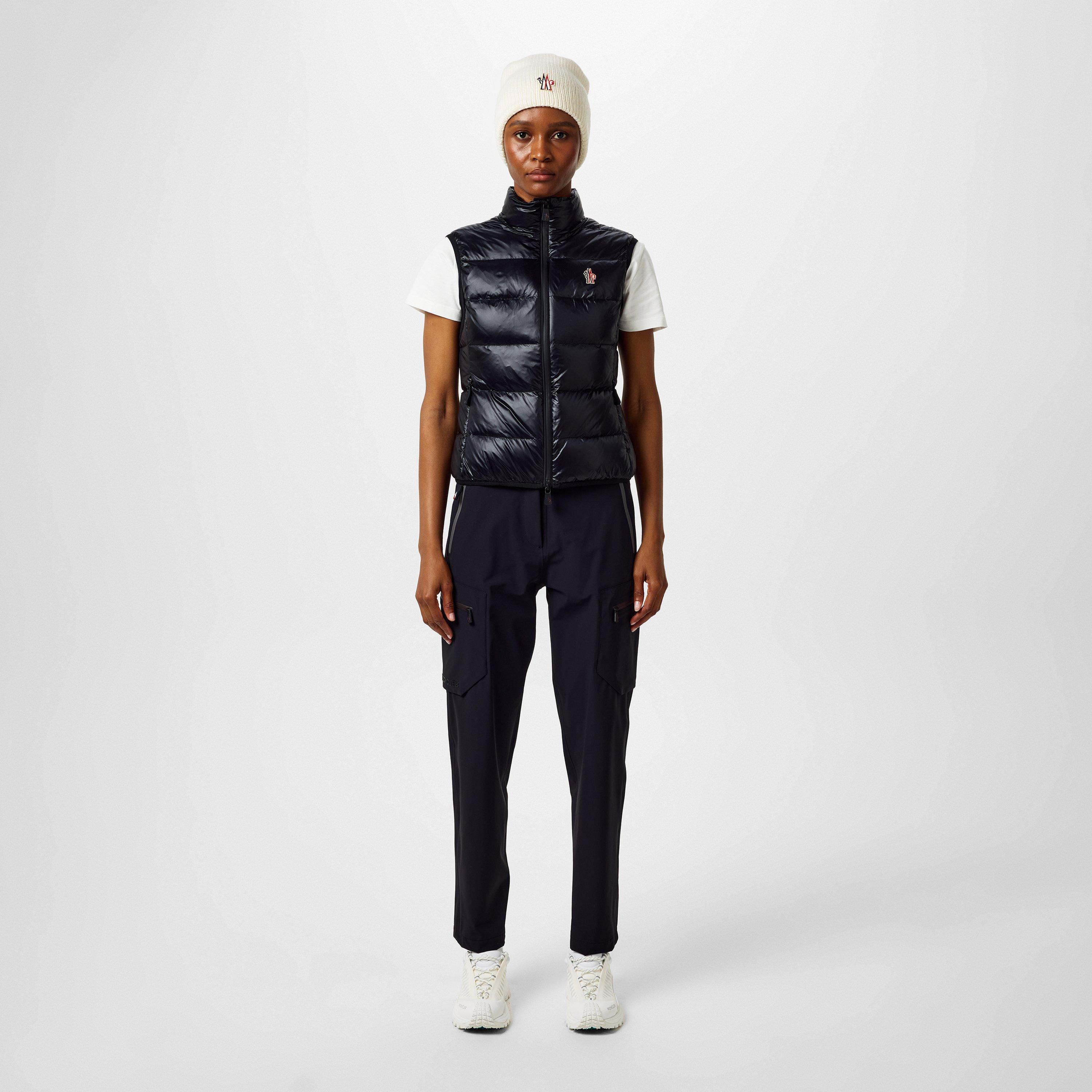 Black 999 - Moncler Grenoble - Women's Grenoble Lightweight Quilted Wind Resistant Duck Down Tailored Fit Gilet - 4