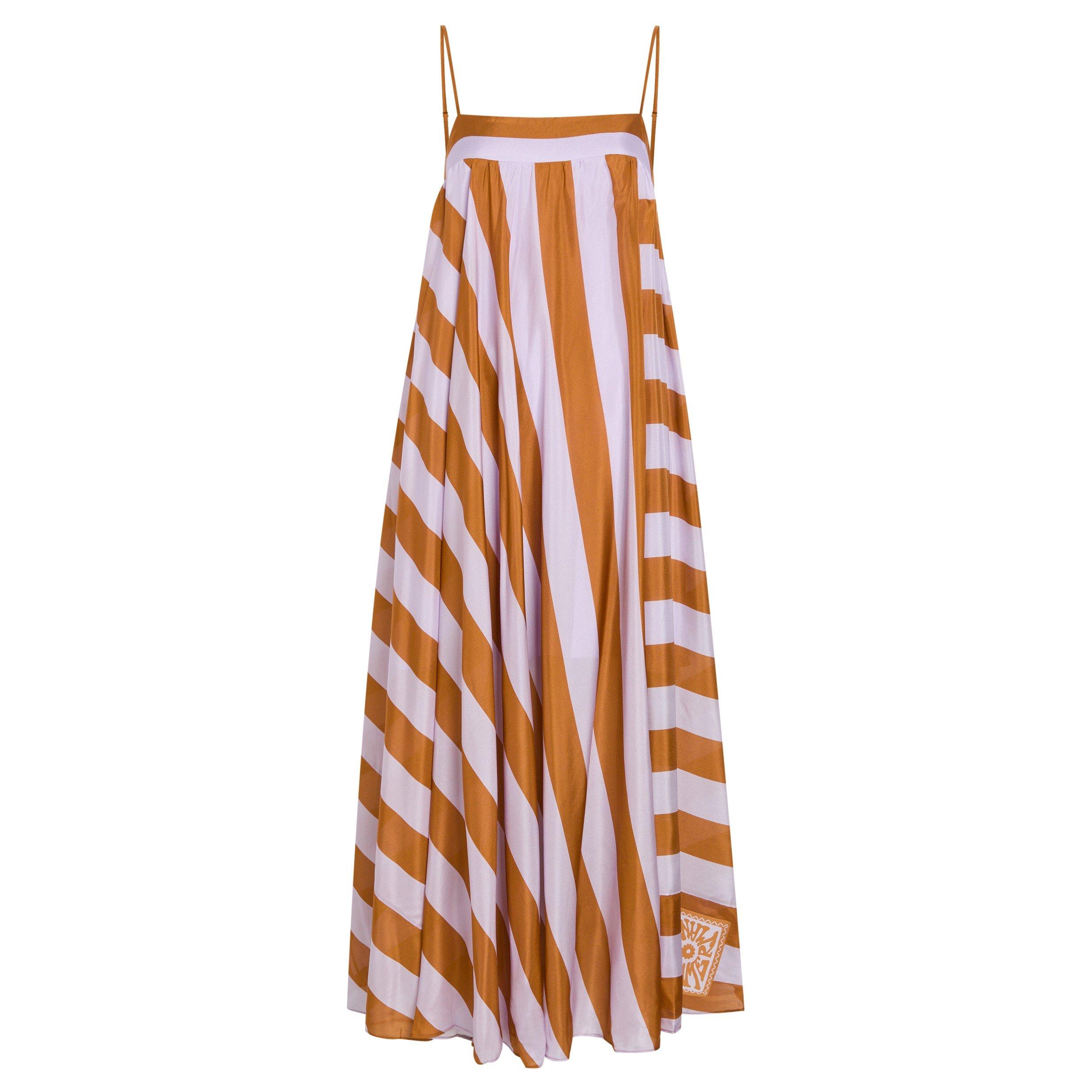 LILAC AND OTHER - Zimmermann - Indra Stripe Maxi Dress