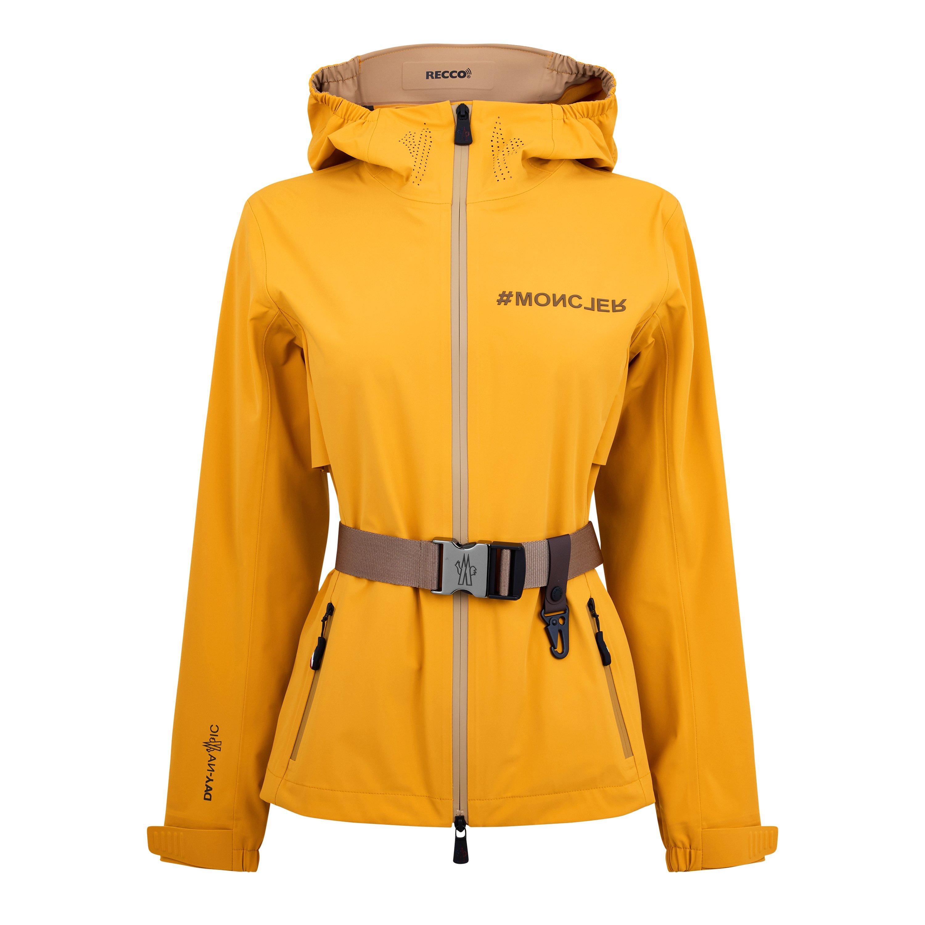 Yellow 168 - Moncler Grenoble - Women's FEX Waterproof Windproof Long Sleeve Rain Anorak - 5