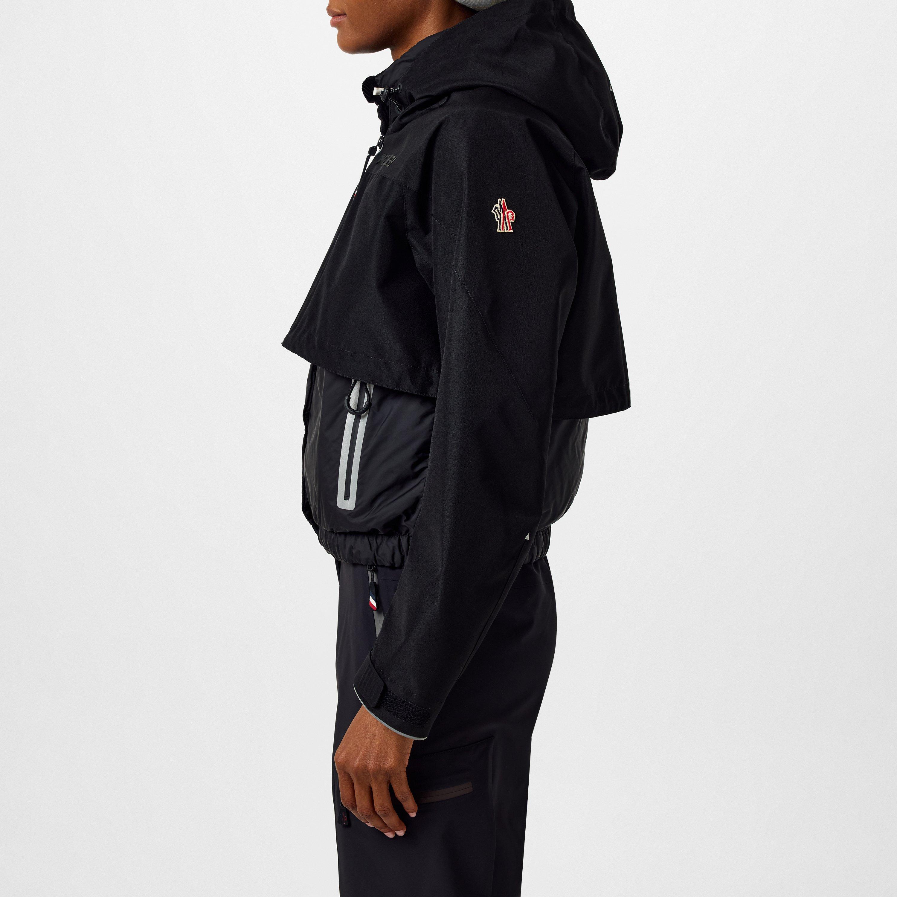 Black P99 - Moncler Grenoble - Women's Fouly Waterproof Windproof Long Sleeve Hooded Half Zip Hybrid Jacket - 2