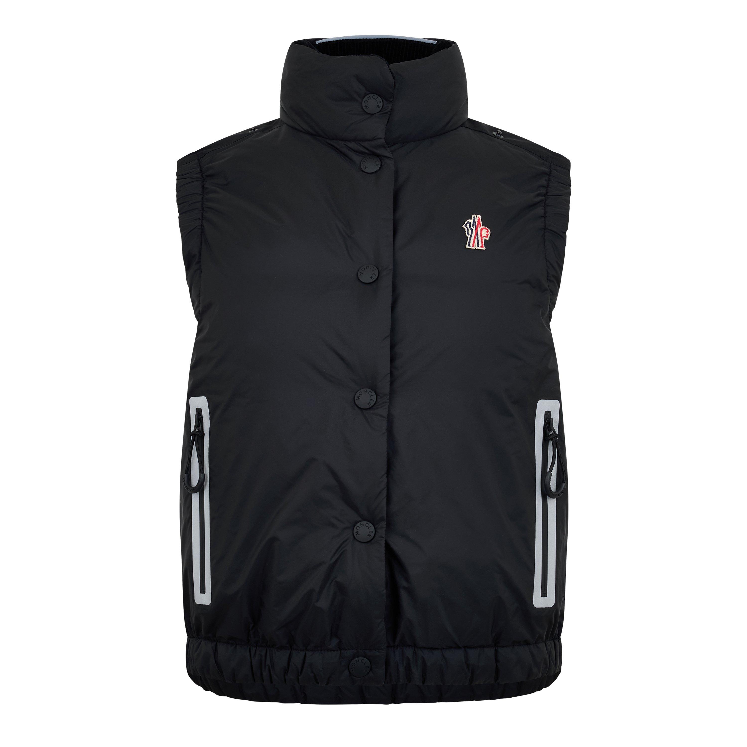 Black P99 - Moncler Grenoble - Women's Fouly Waterproof Windproof Long Sleeve Hooded Half Zip Hybrid Jacket - 6