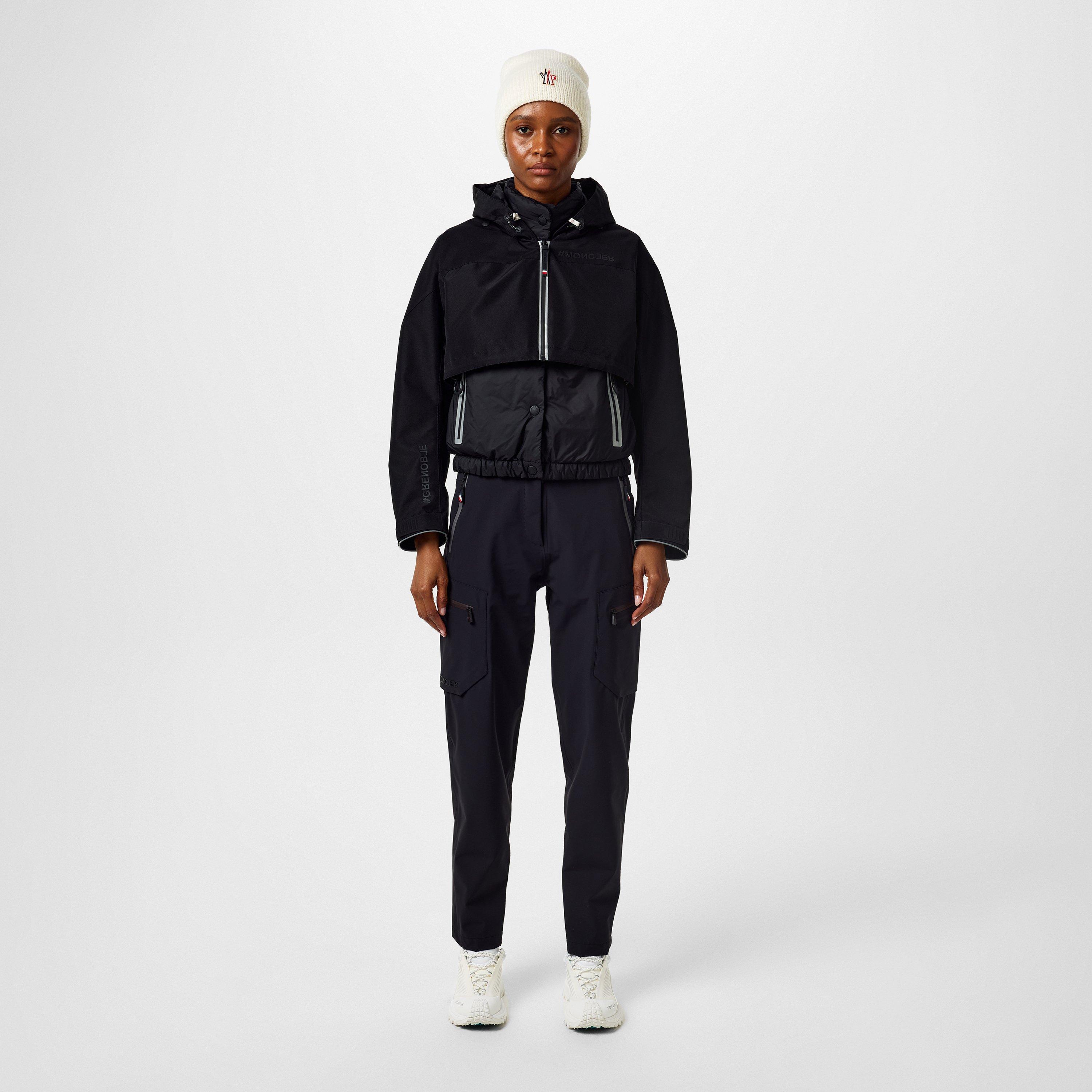 Black P99 - Moncler Grenoble - Women's Fouly Waterproof Windproof Long Sleeve Hooded Half Zip Hybrid Jacket - 4