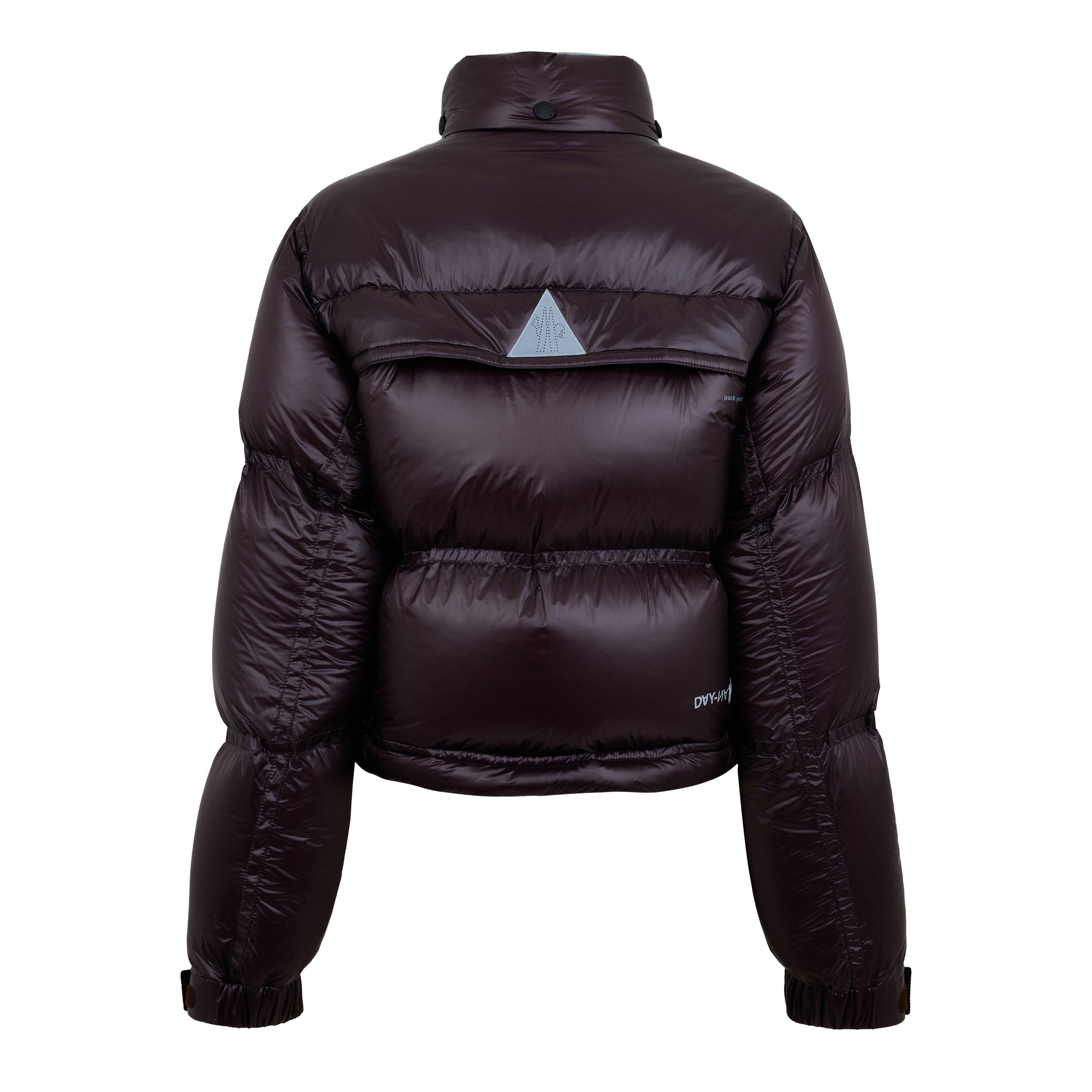 Brown 48E - Moncler Grenoble - Women's Julier Detachable Hood Long Sleeve Short Puffer Jacket - 6