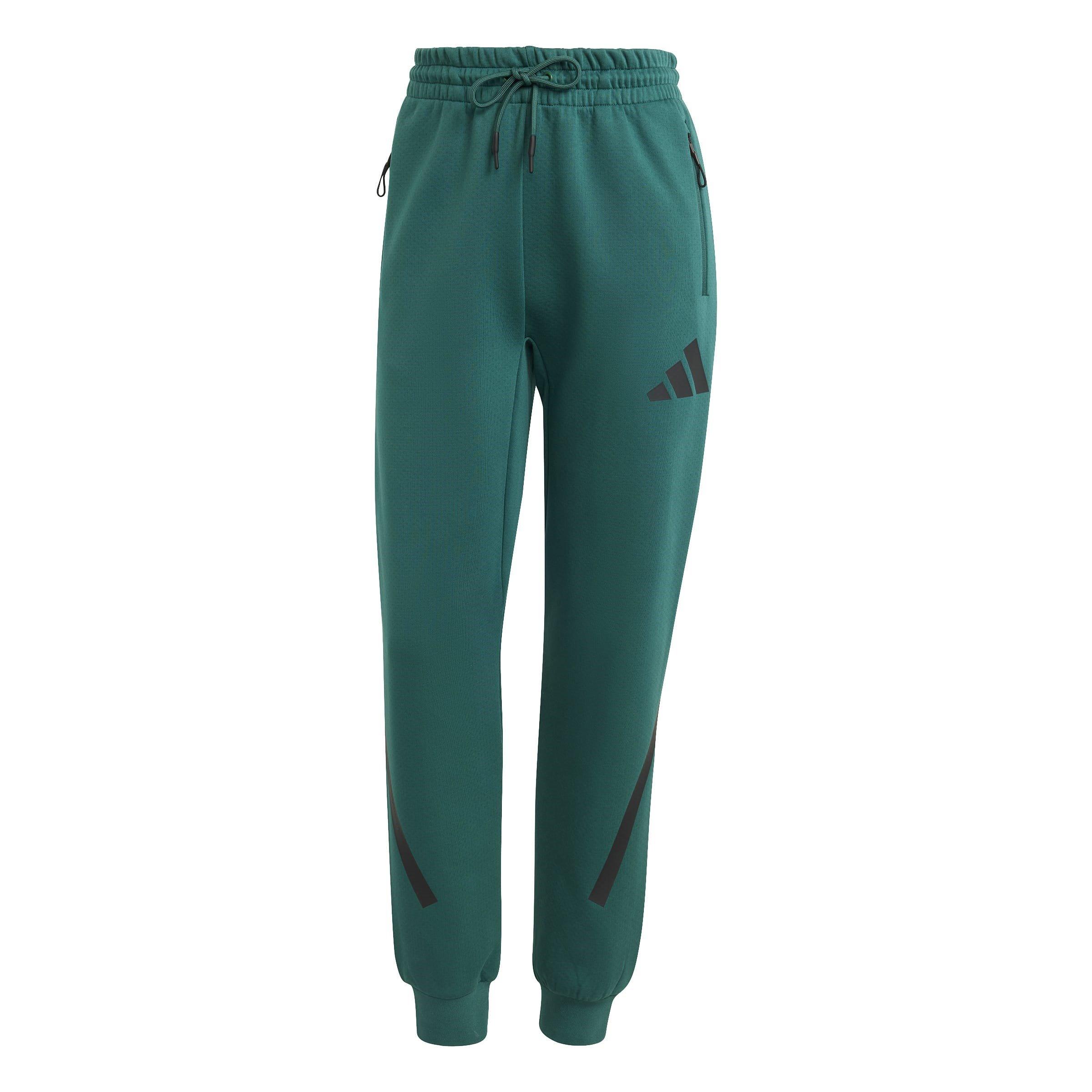 Adidas Women's Z.n.e. Joggers - Collegic Green - M (12-14)