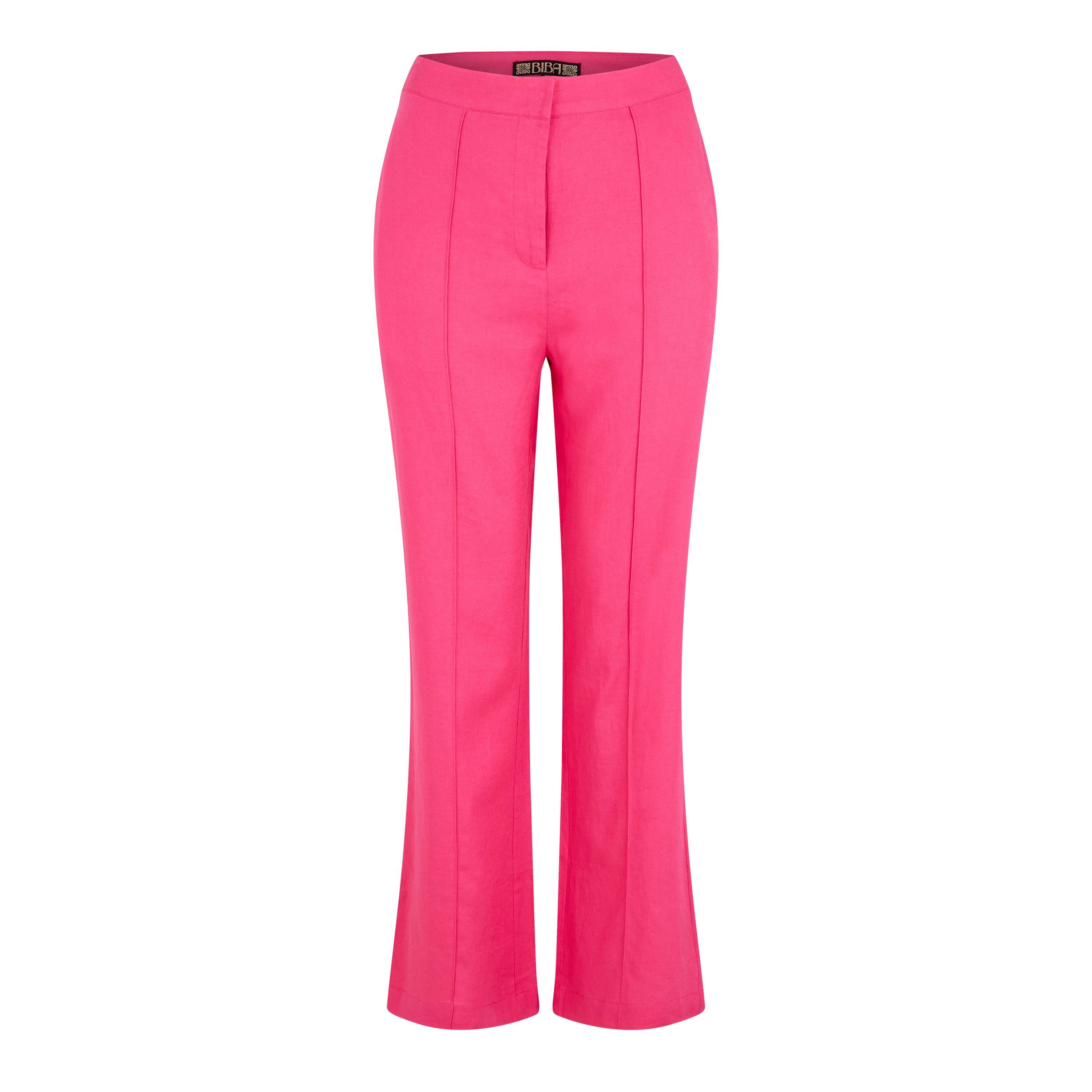 Pink - Biba - Biba Linen Trouser - 5