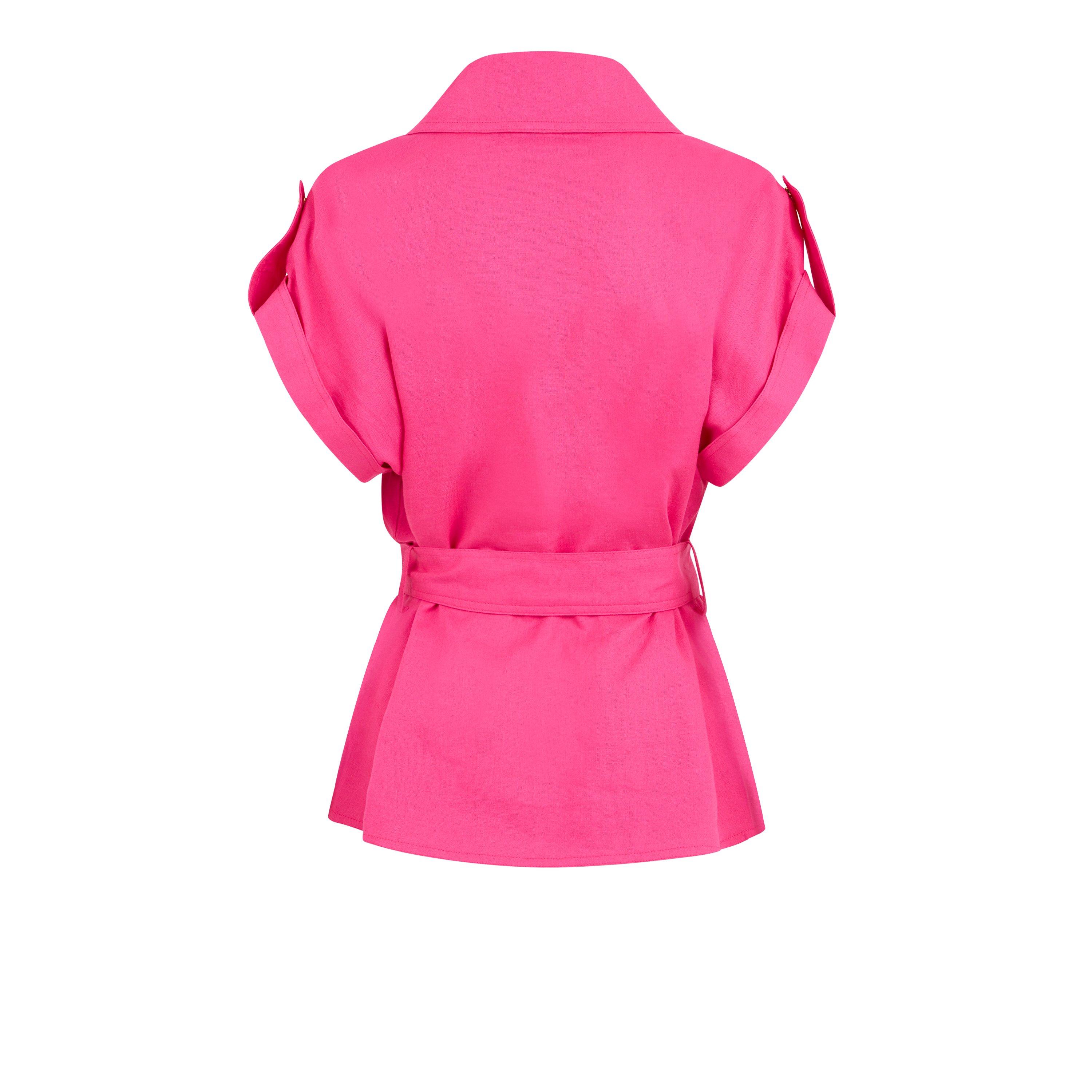 Rosa - Biba - Women's  Linen Short Sleeve Overcoat - 6