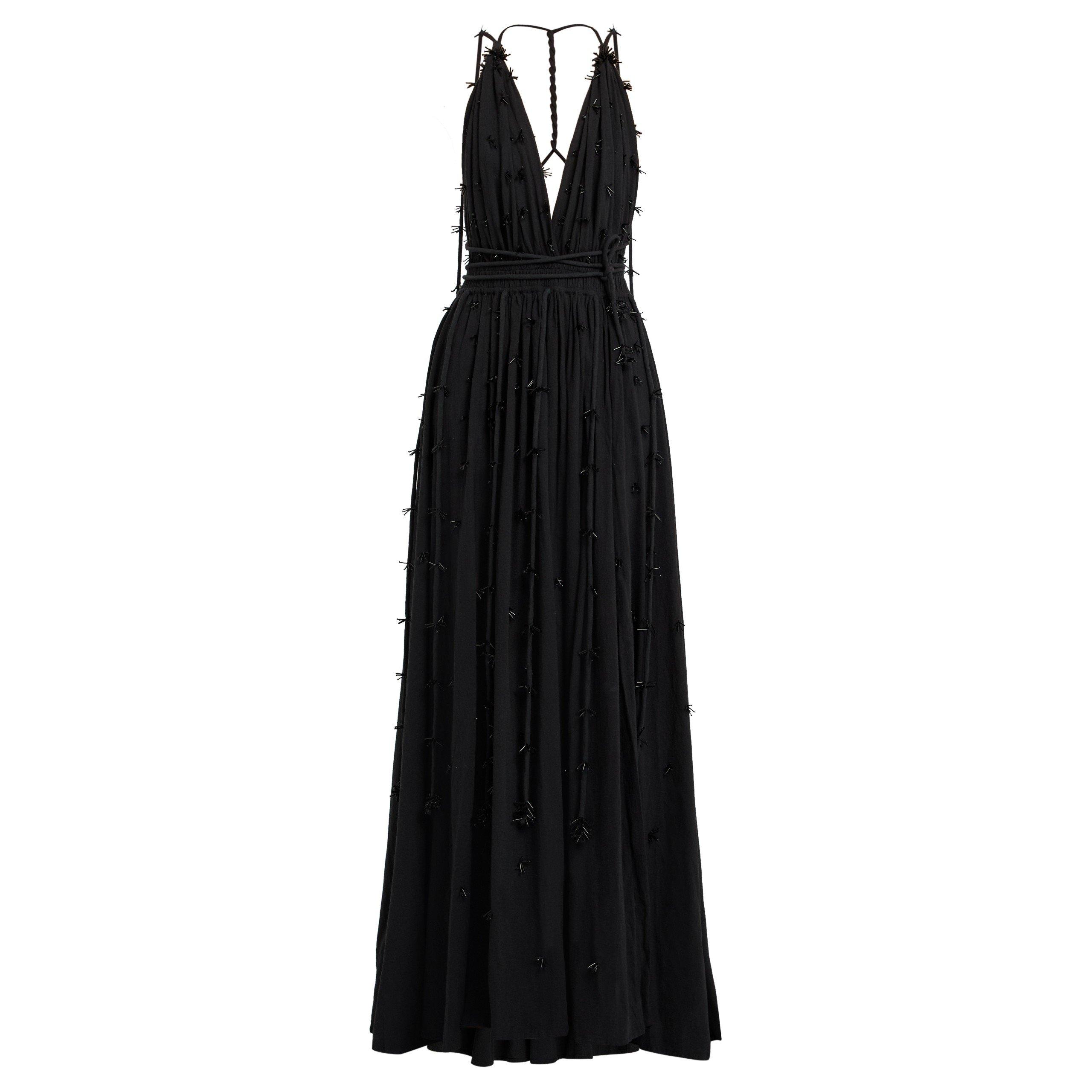 BLACK - Caravana - ARTISANAL COTTON MAXI DRE