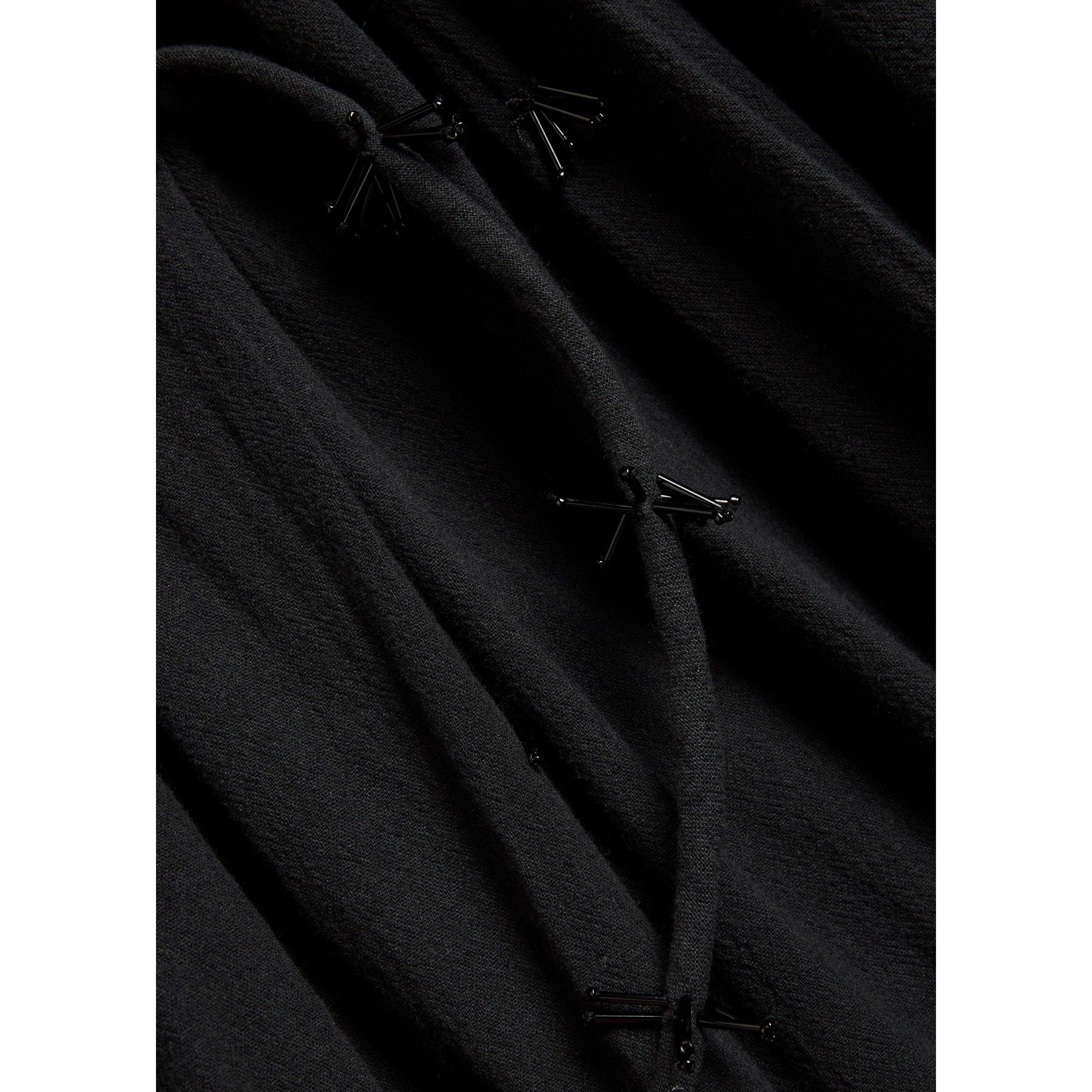 BLACK - Caravana - ARTISANAL COTTON MAXI DRESS W - 4