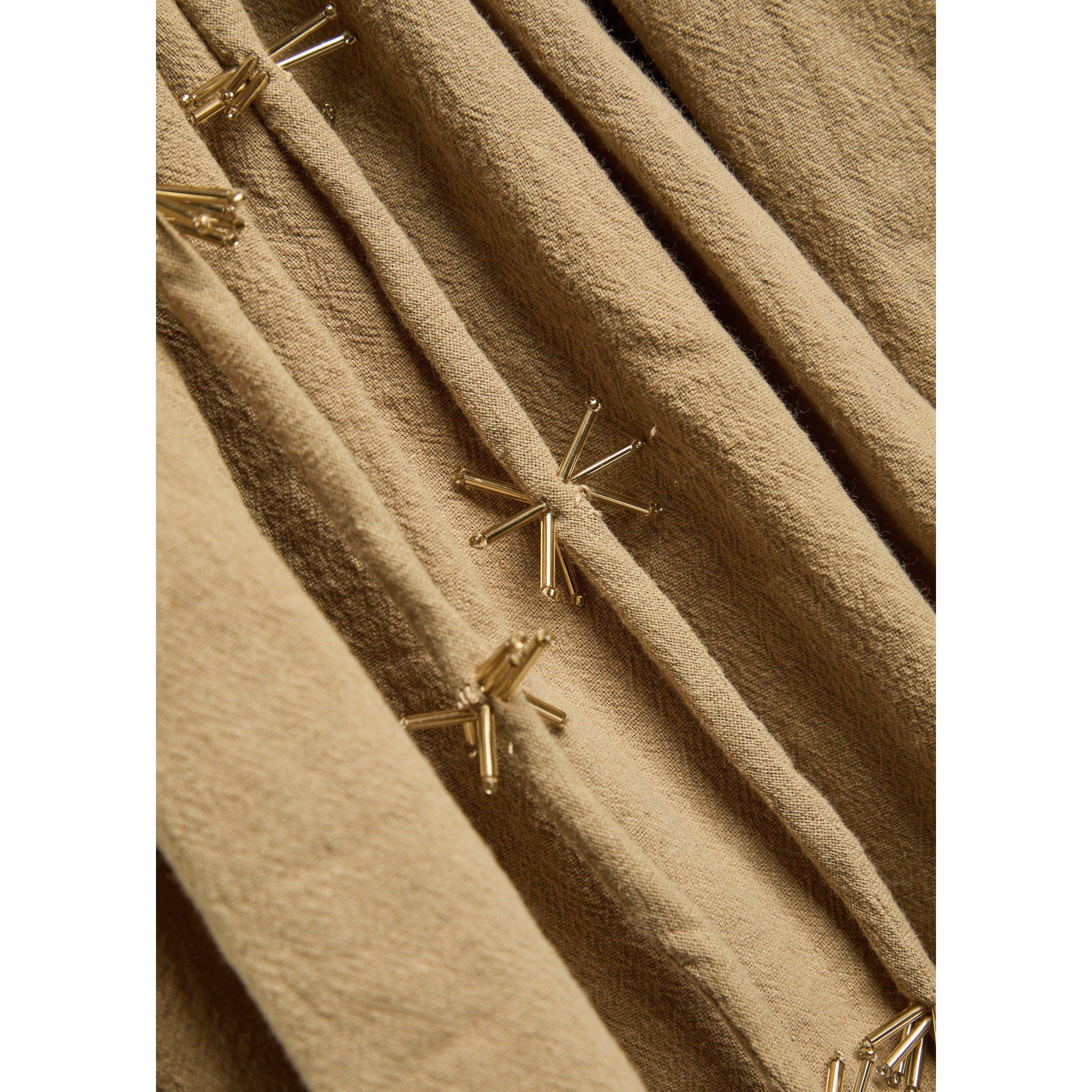 BEIGE - Caravana - ARTISANAL COTTON SHORT DRESS W - 4