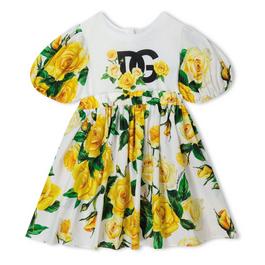 Dolce and Gabbana DG Floral Dress Jn42