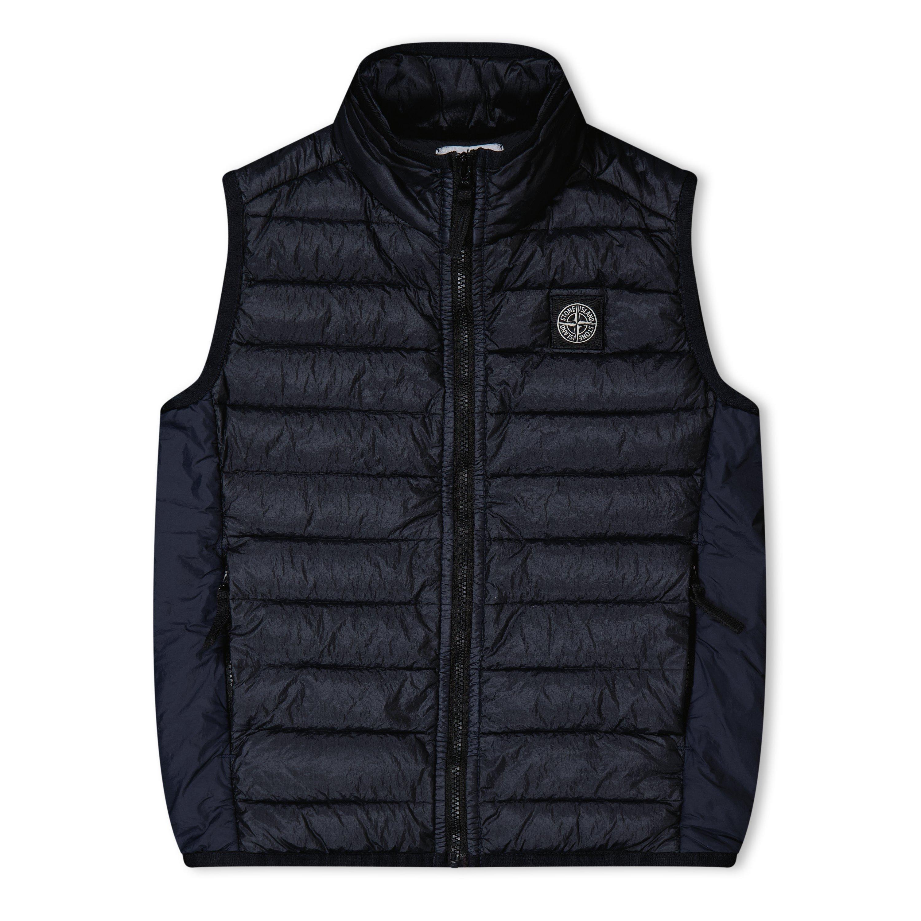 Stone Island Kids' Loom Woven Down Sleeveless Zip Gilet