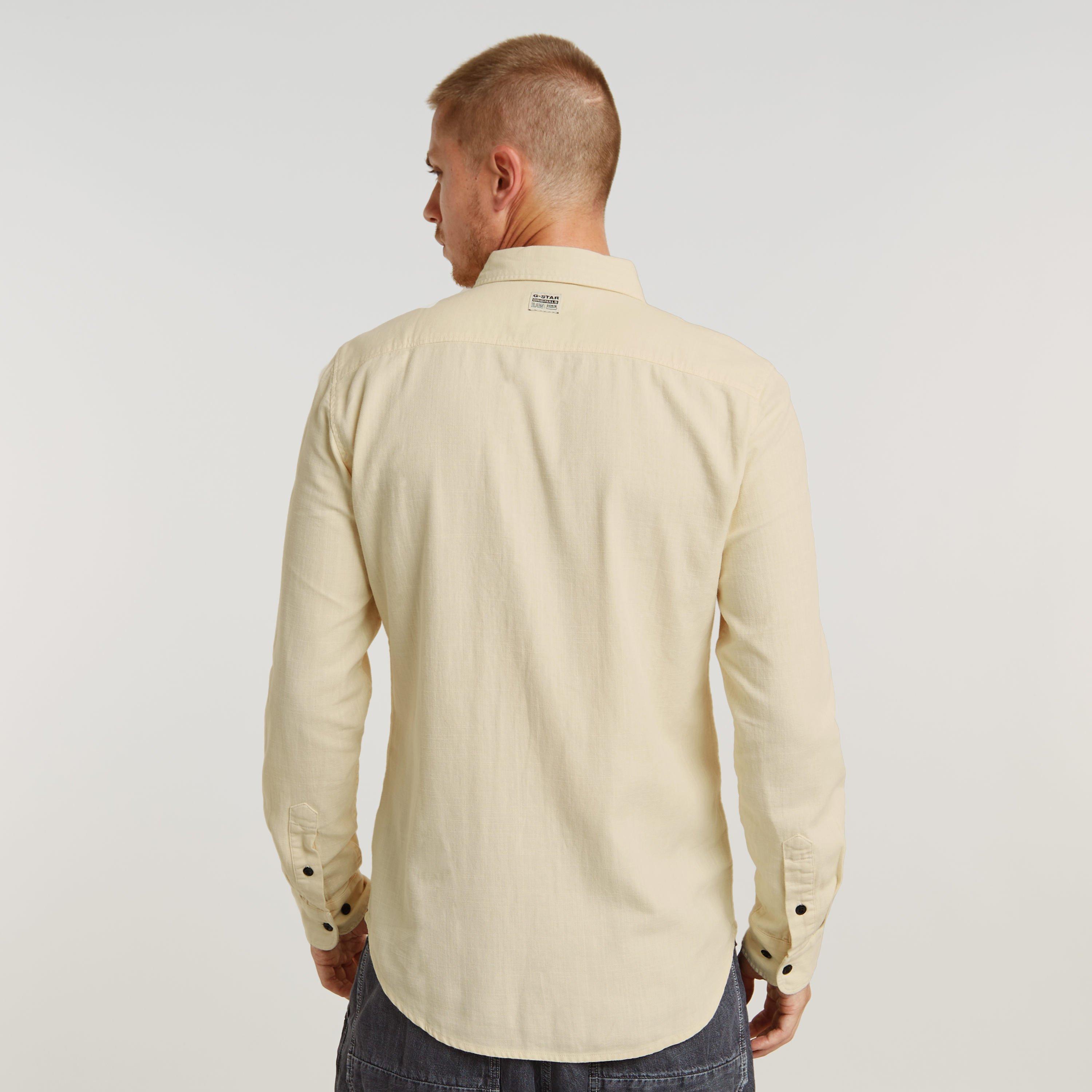 Ecru GD C487 - G Star - Men's Marine Long-Sleeve Denim Shirt - 2