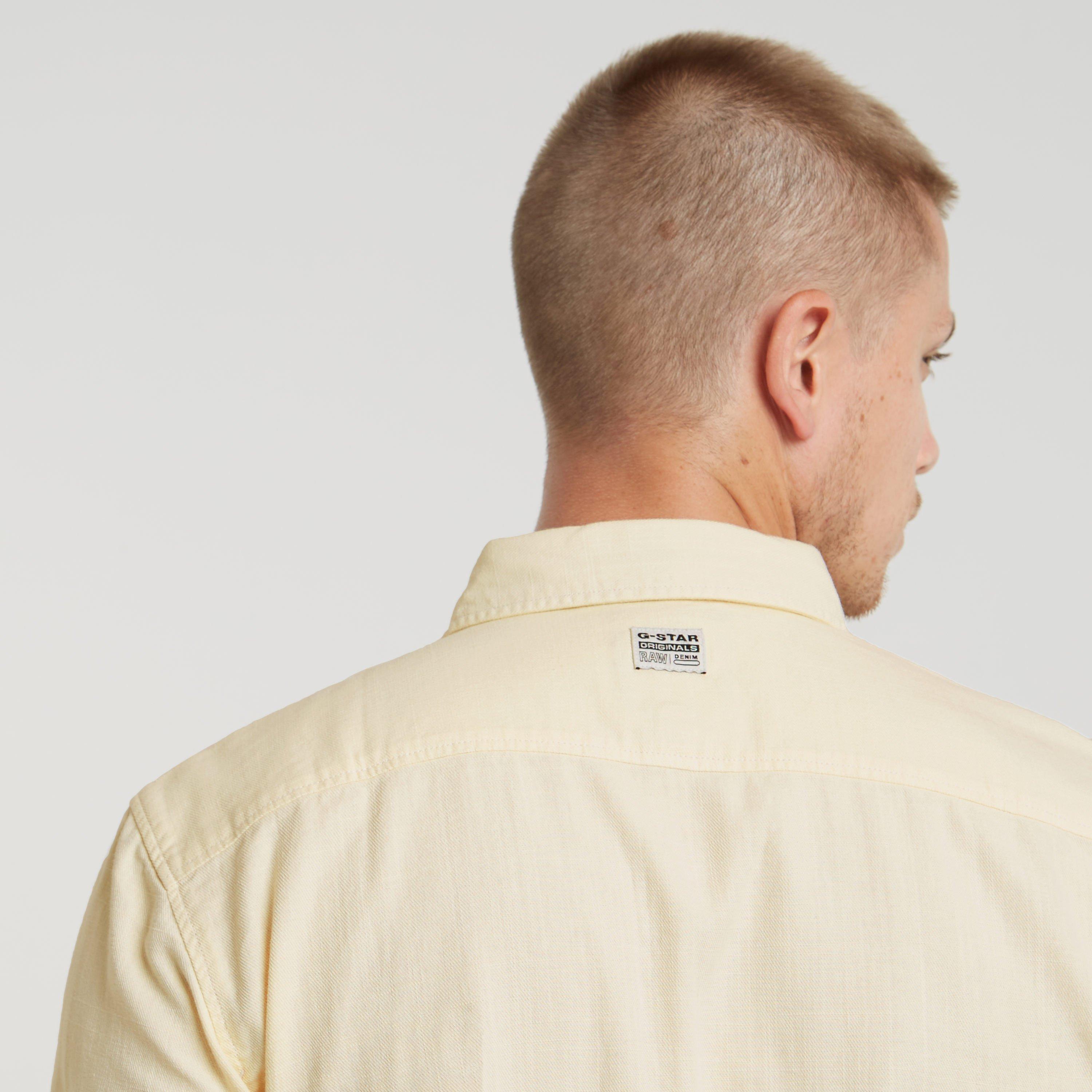 Ecru GD C487 - G Star - Men's Marine Long-Sleeve Denim Shirt - 6