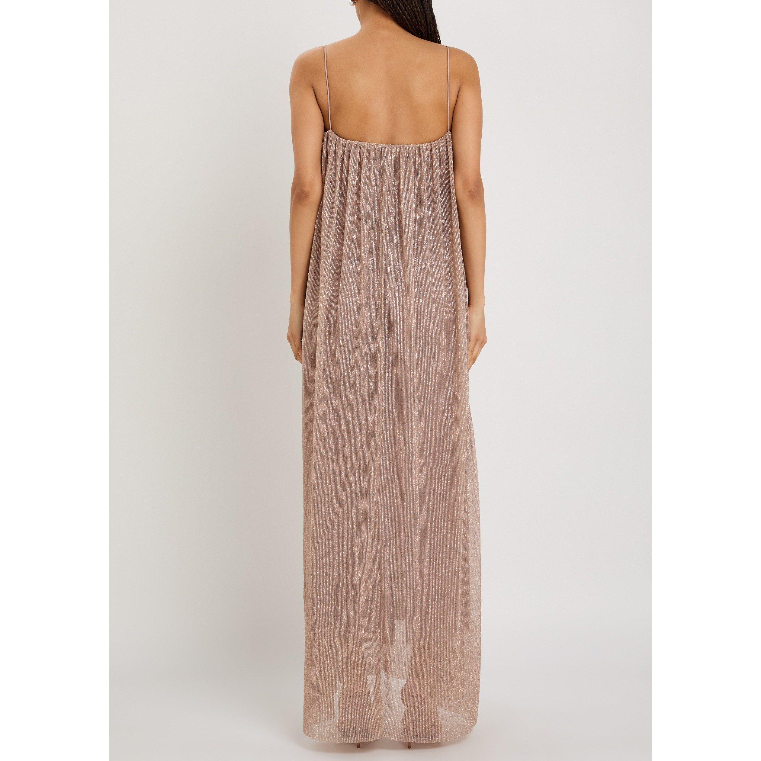 LIGHT PINK - Unknown - Women's Amante Metallic Maxi Dress - 3
